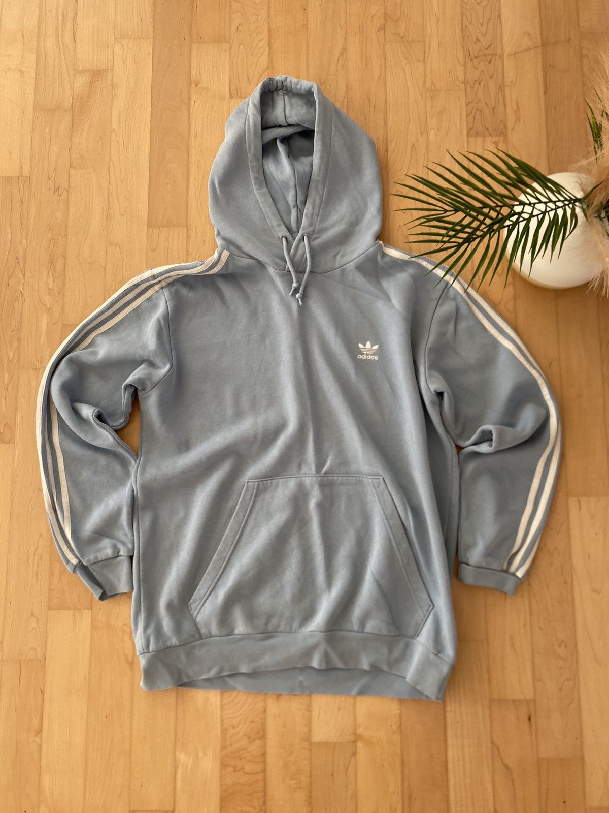 Adidas Vintage Adidas Hoodie Size US L / EU 52-54 / 3 - 1 Thumbnail