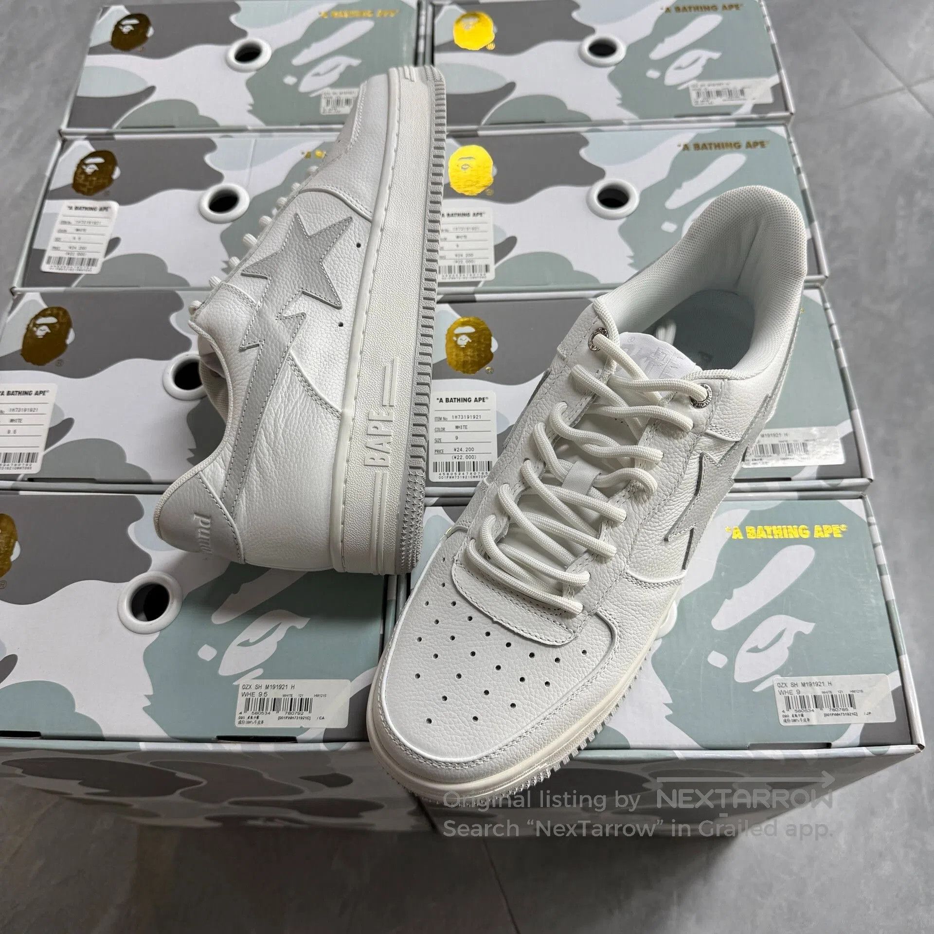 Bape JJJJound x BAPE STA Sneakers. Size US 10 / EU 43 - 5 Thumbnail