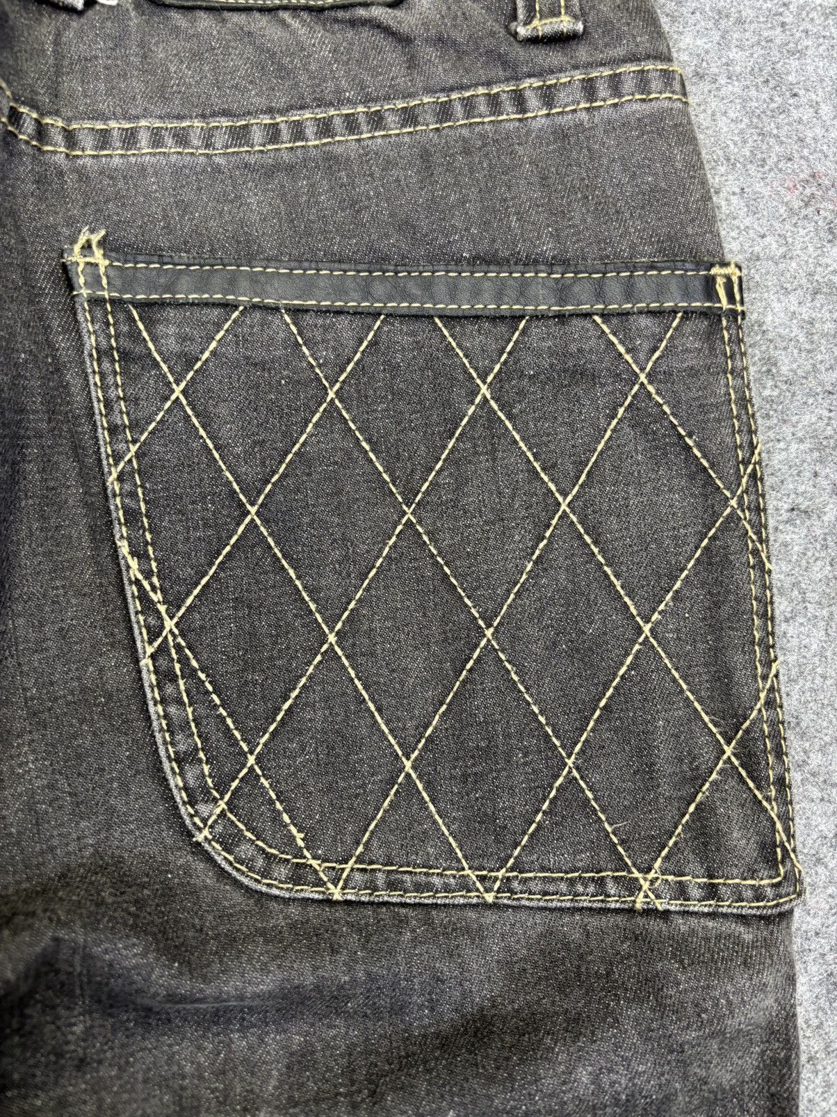 Japanese Brand 💥Biker Denim💥Greddy Multipockets Biker Denim F717 Size US 27 - 17 Thumbnail