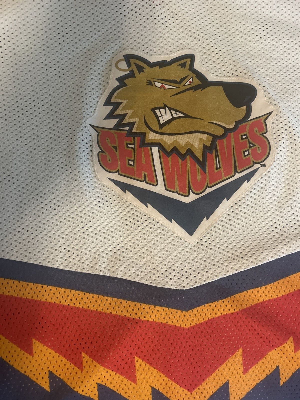 Other SEA WOLVES HOME JERSEY *RARE* Size US L / EU 52-54 / 3 - 2 Thumbnail