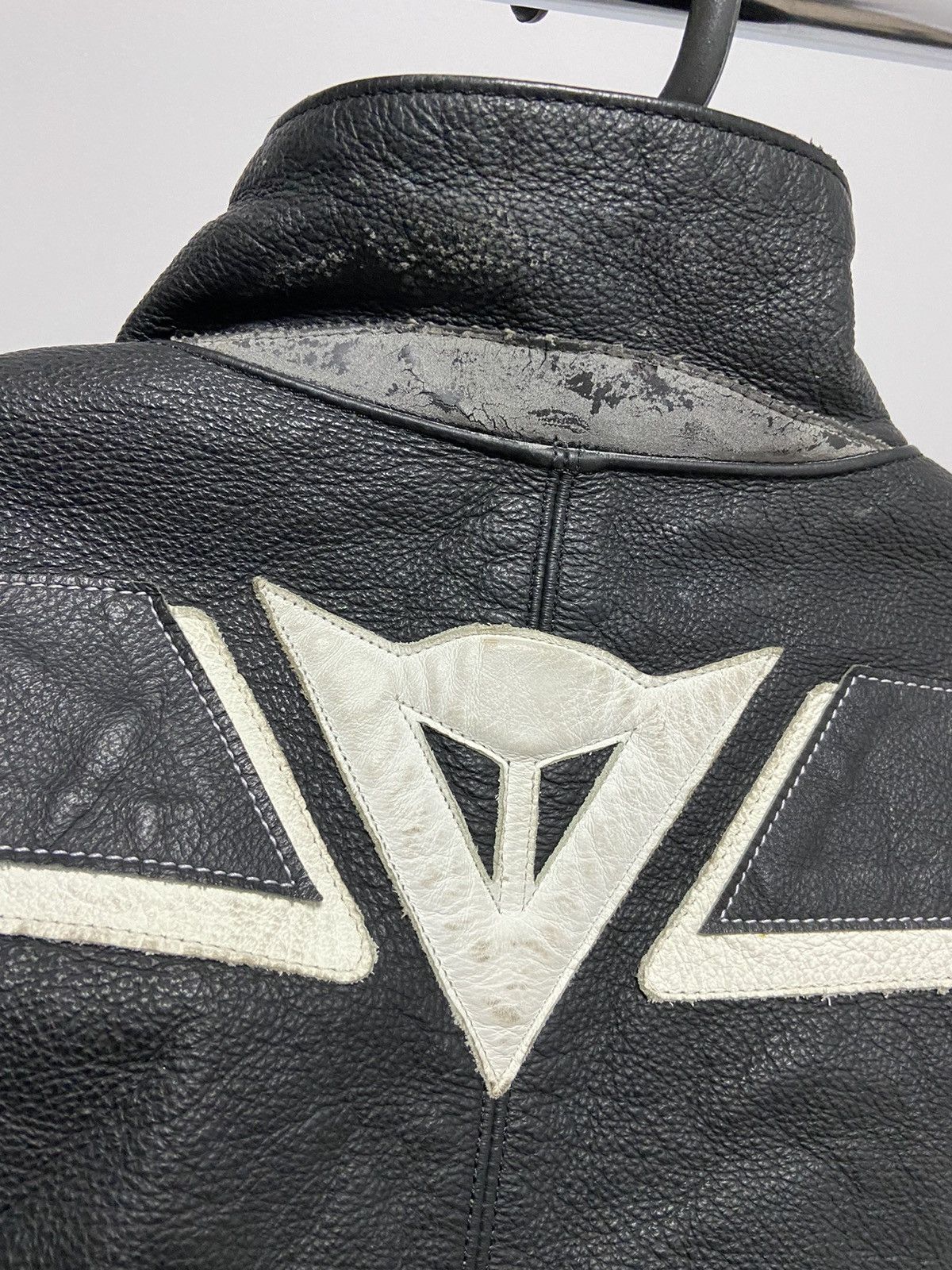 Dainese × Vintage Dainese big logo leather jacket racing moto Sleeve Size US XL / EU 56 / 4 - 8 Thumbnail