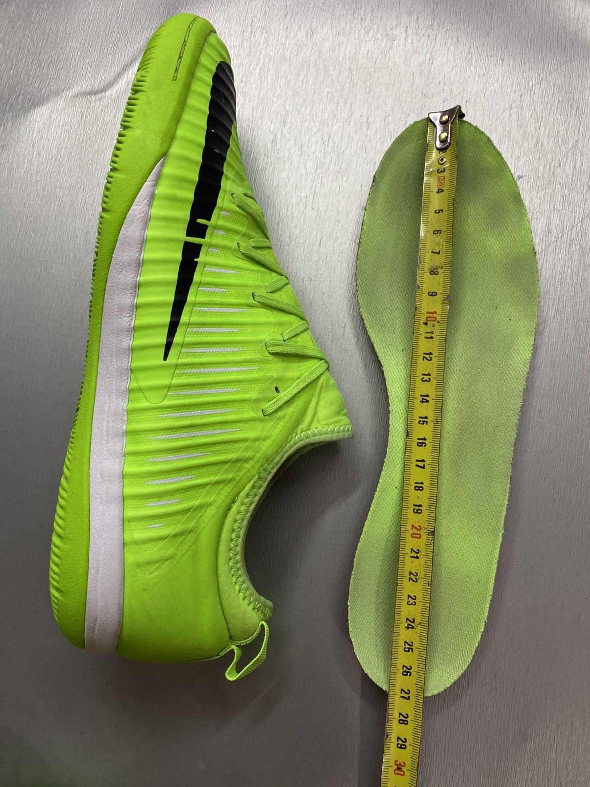 Nike Nike MercurialX Finale II IC Green Soccer Cleats Size US 9.5 / EU 42-43 - 9 Thumbnail