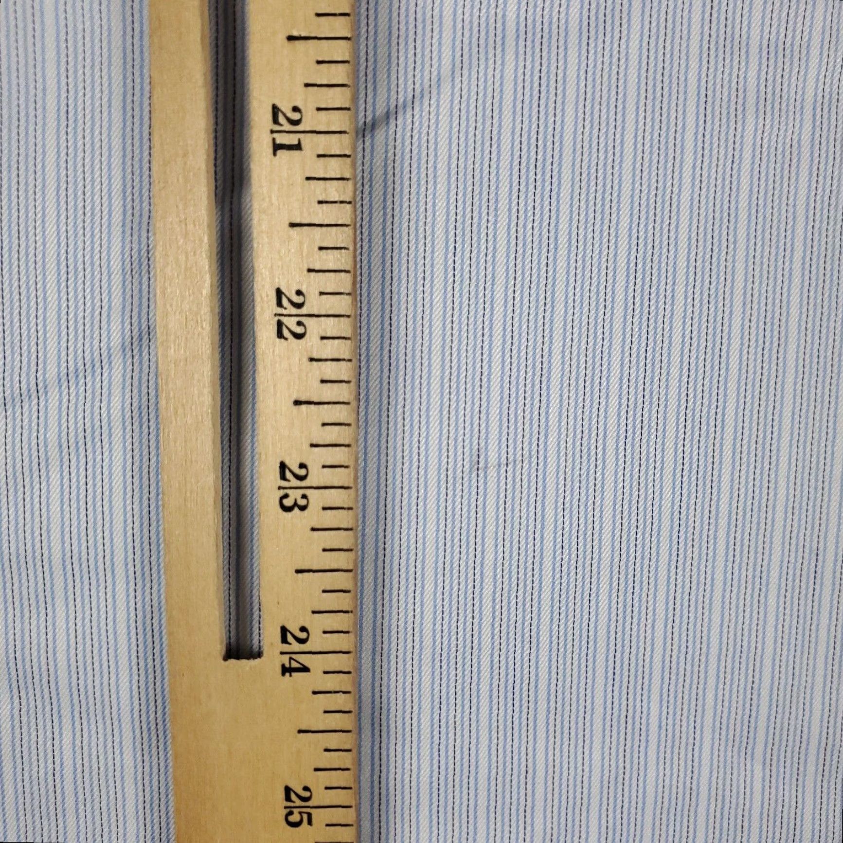 Brooks Brothers VINTAGE Brooks Brothers Dress Shirt Mens Size 16 Blue Striped Cotton Business Casual Formal Workwear Size 42R - 7 Thumbnail