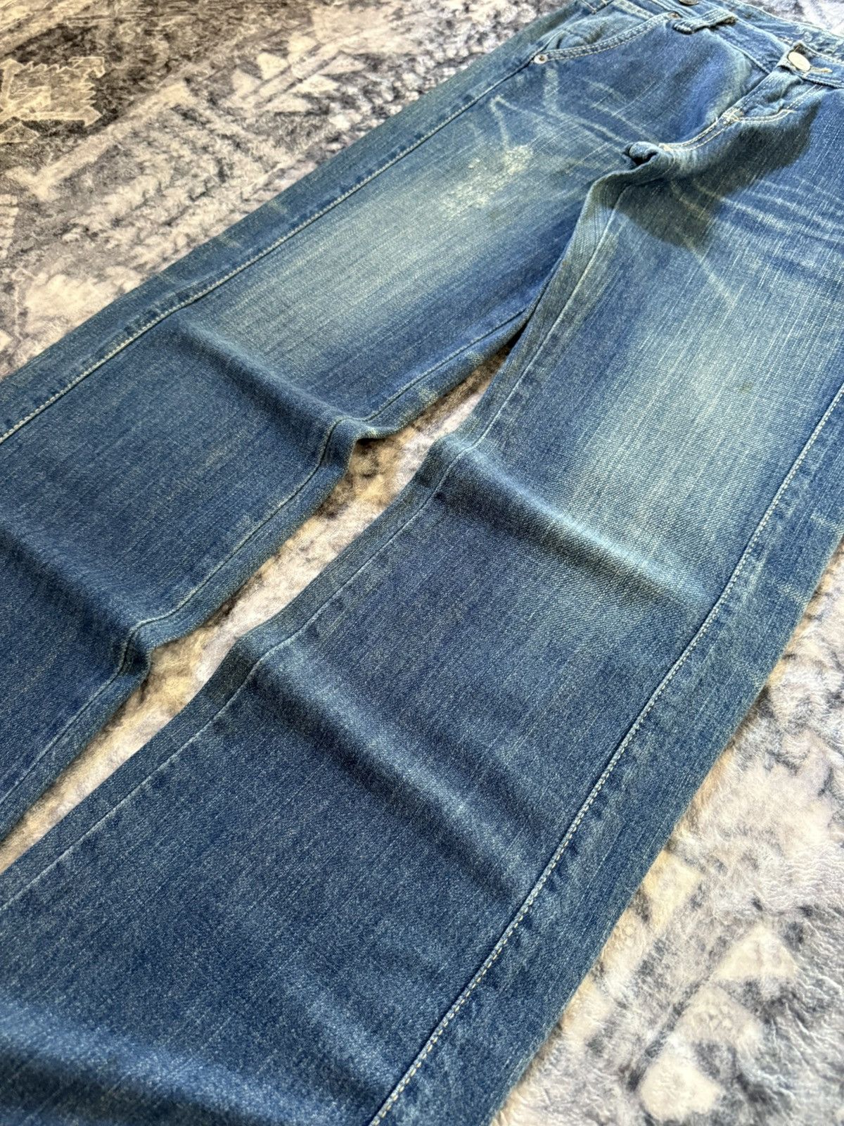 Edwin EDWIN 503 Japan Medium Wash Flared Jeans Size US 29 - 6 Thumbnail
