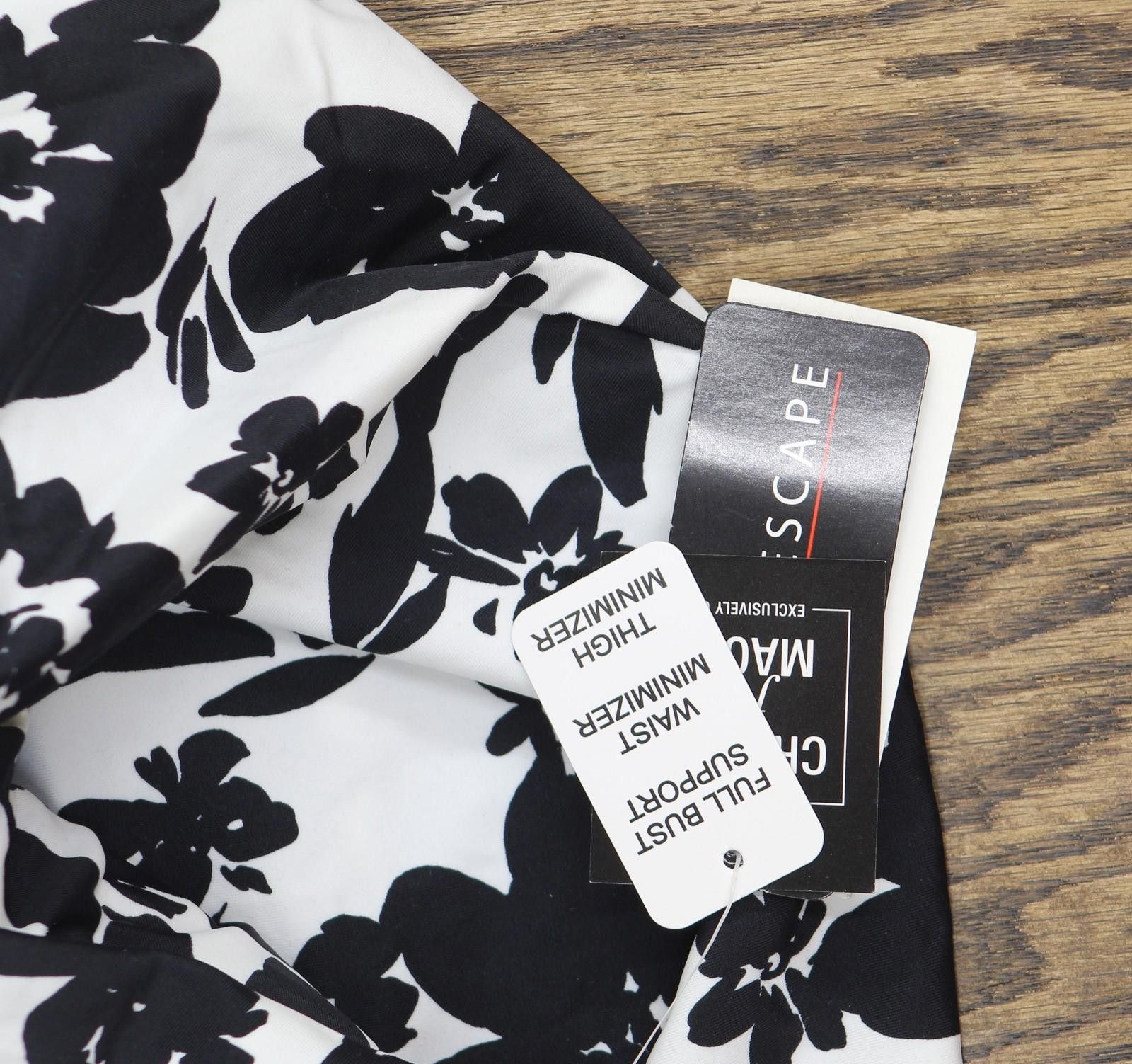 Other Nwt Island Escape Swim Dress One Piece Black / White 12 Size ONE SIZE - 3 Thumbnail