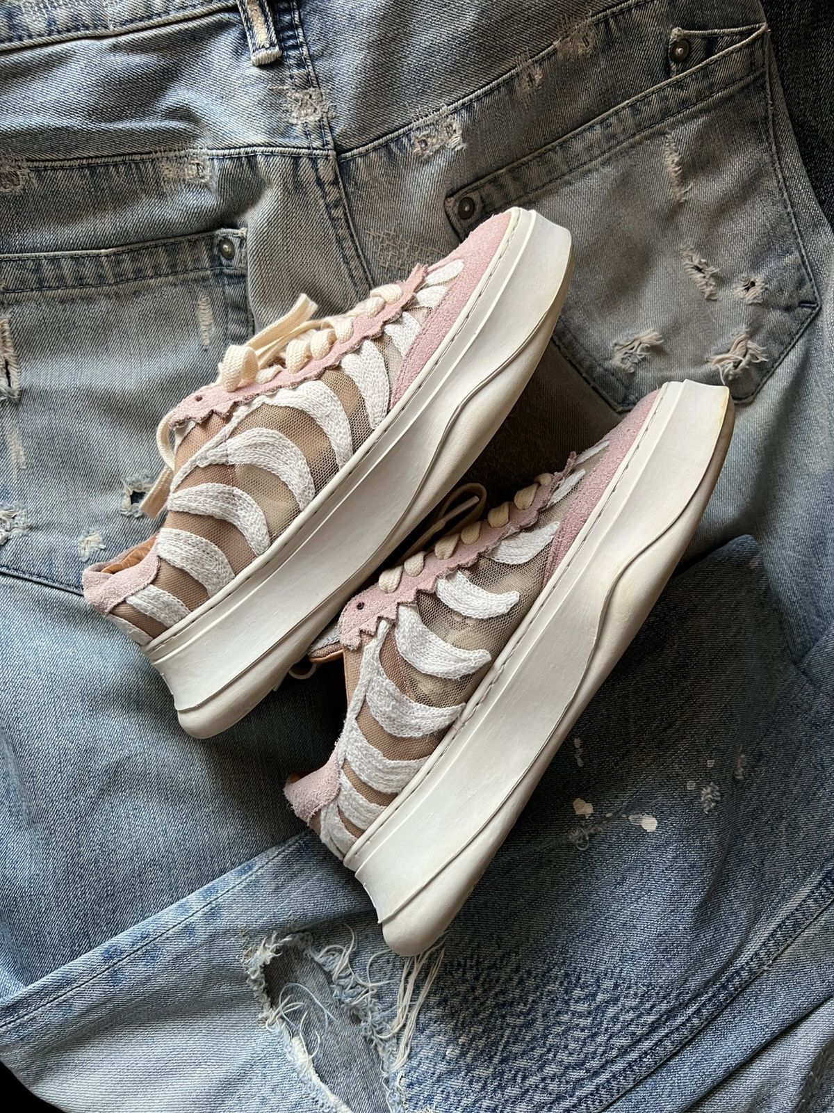 Japanese Brand × Maison MIHARA YASUHIRO Rare!! Mihara yasuhiro shoes Size US 7 / IT 37 - 3 Thumbnail