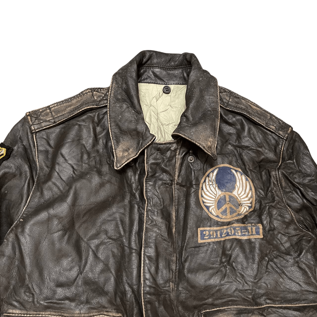 291295=Homme Vintage 291295 Homme Cowhide Military Couture Jacket Size US S / EU 44-46 / 1 - 5 Thumbnail