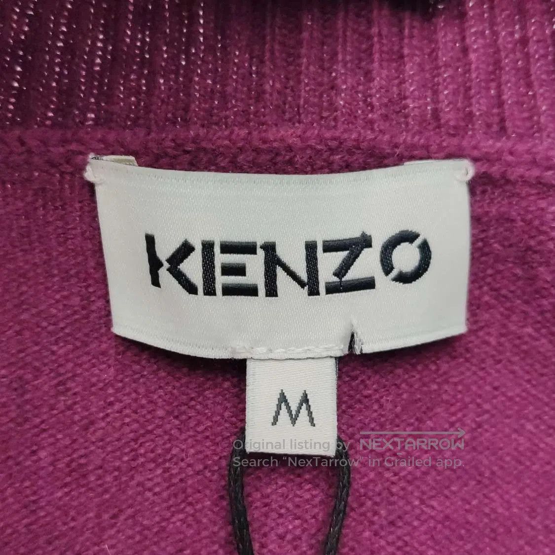 Kenzo Kenzo Checkered Crew Neck Sweater L. Size US M / EU 48-50 / 2 - 1 Thumbnail