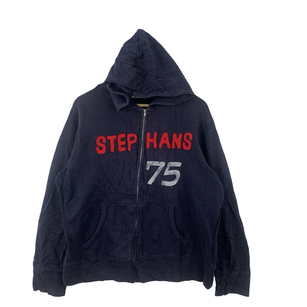 Vintage Vintage STEP HANS 75 Zip-Up Hoodie Embroidered Logo Size US M / EU 48-50 / 2 - 4 Thumbnail