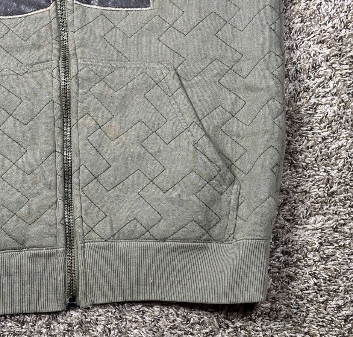 DC DC Shoes Hoodie Olive Embroidered Size US S / EU 44-46 / 1 - 8 Thumbnail