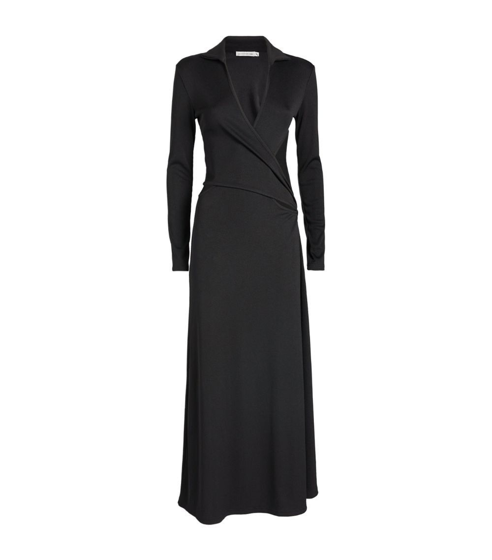 o1mle0824 Archer Interlock Fran Dress in Black
