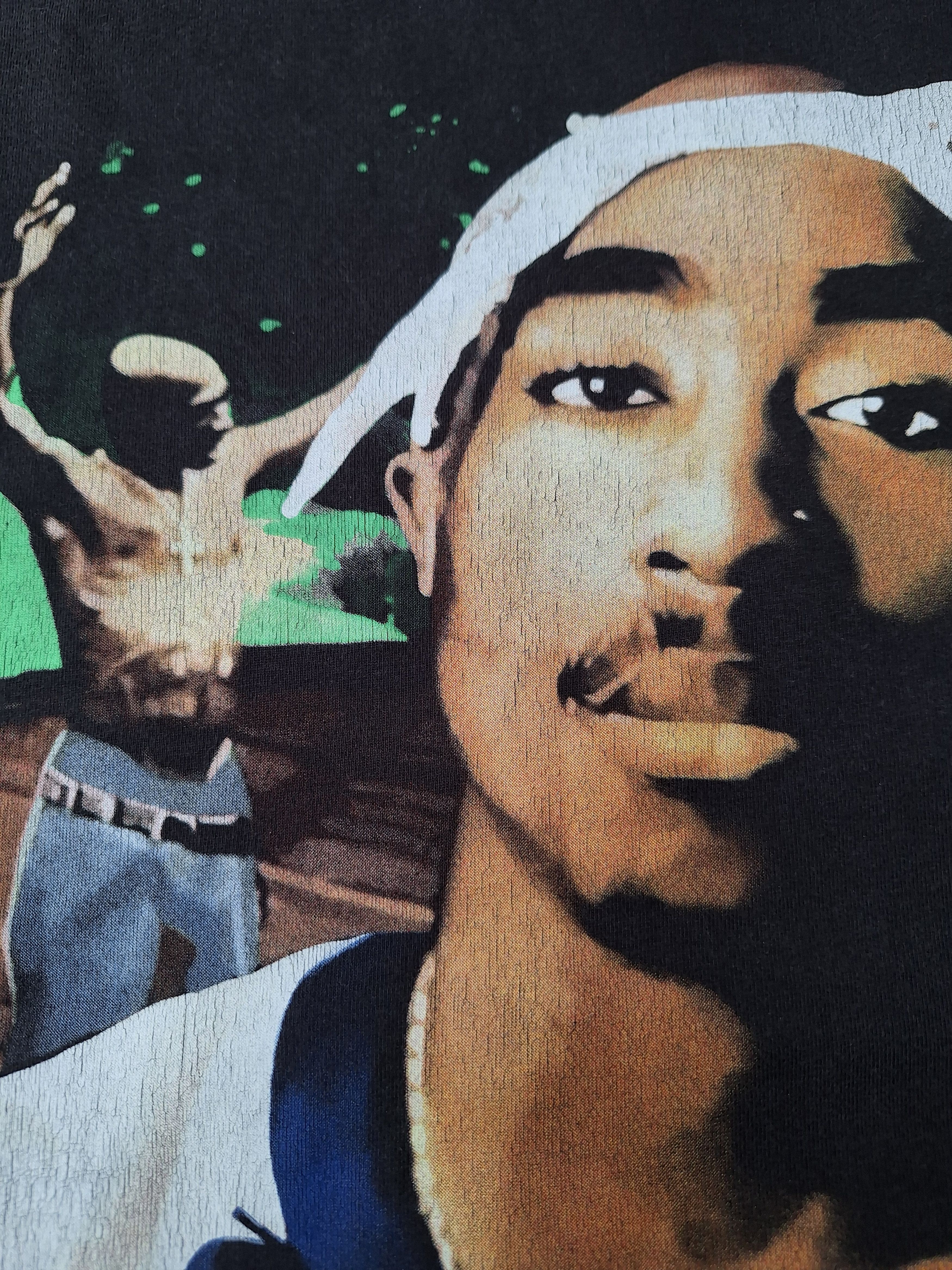Japanese Brand Vintage 2 pac tupac shakur Its A Set Up So Keep Ya Head Up Size US L / EU 52-54 / 3 - 4 Thumbnail