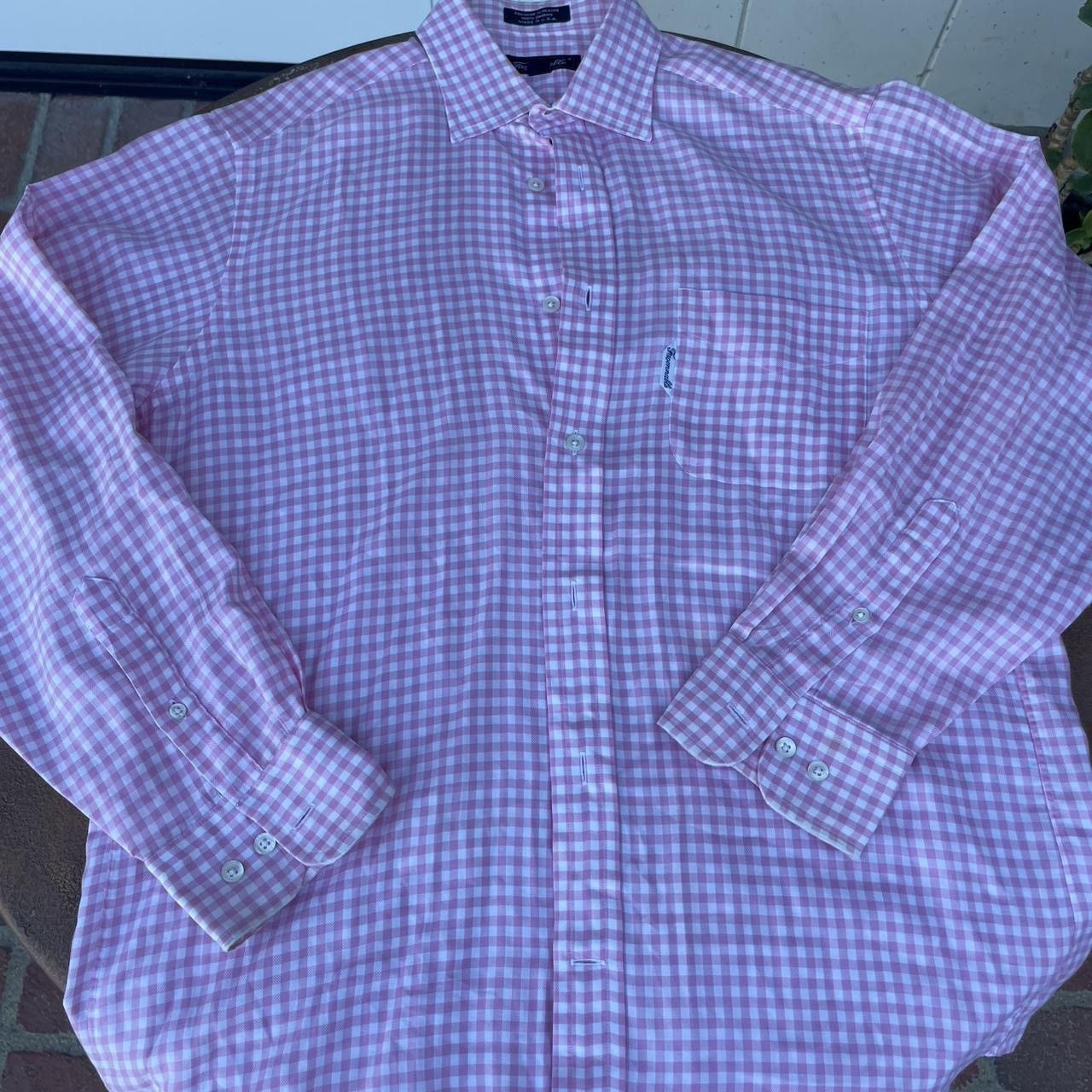 Polo Ralph Lauren Façonnable Plaid checkered Oxford Shirt Mens Large Size US L / EU 52-54 / 3 - 4 Thumbnail