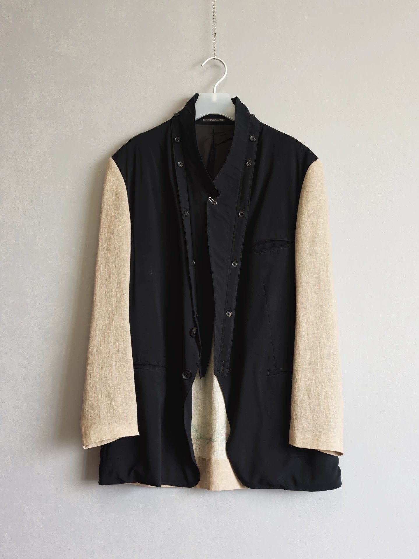 Yohji Yamamoto Yohji Yamamoto 19SS Hand-Painted Jacket Det Collar Size US M / EU 48-50 / 2 - 4 Thumbnail