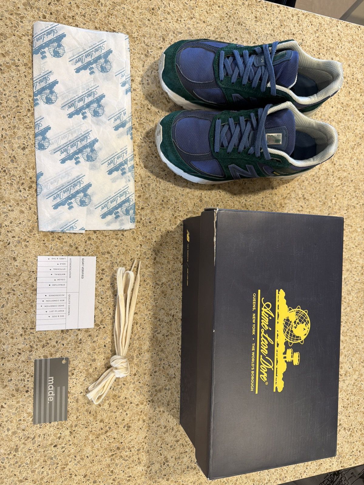 Aime Leon Dore × New Balance New Balance x ALD 990 V5 “Botanical Green” Size US 6.5 / EU 39-40 - 2 Thumbnail