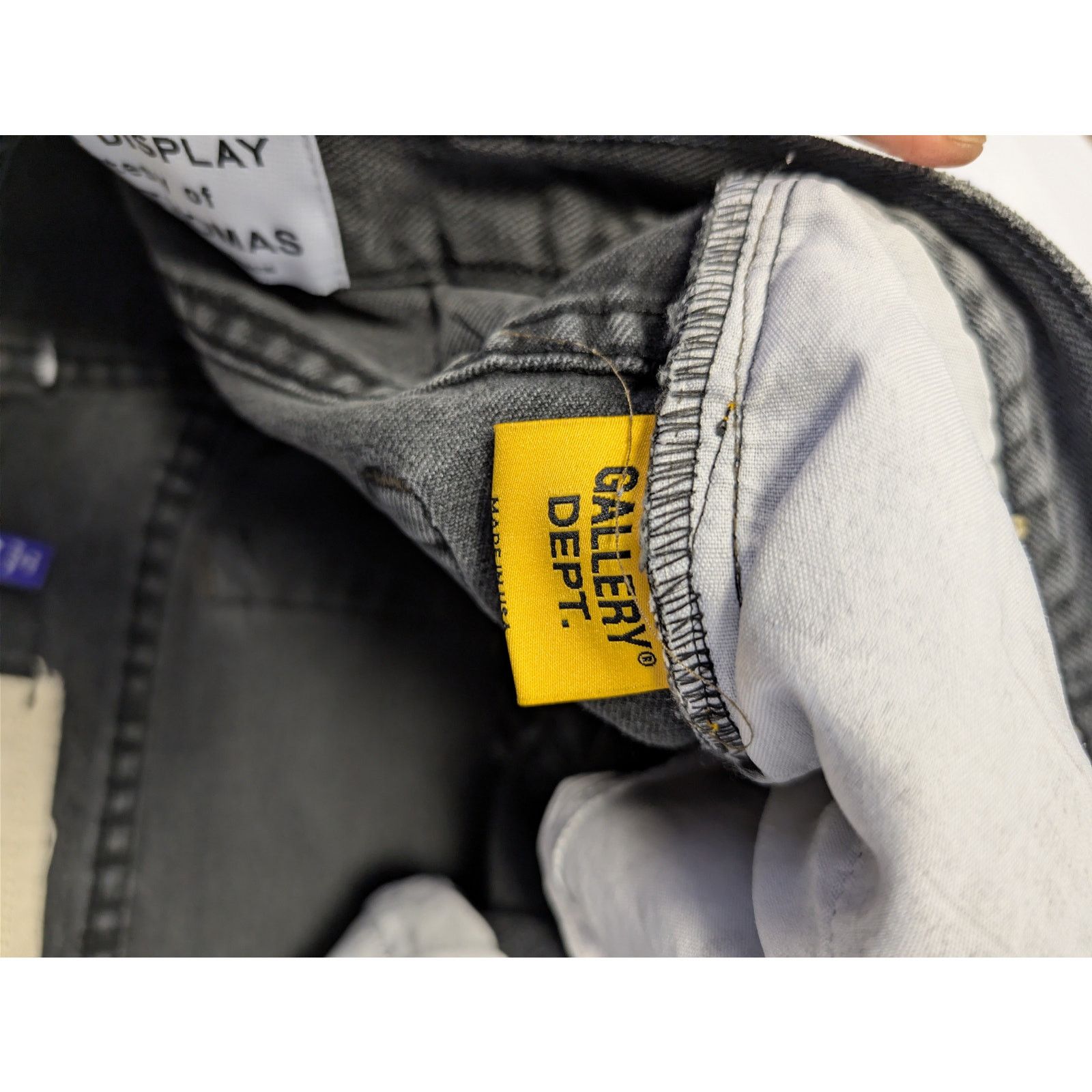 Gallery Dept. o1rshd1 Born To Die Denim Jeans in Black Size US 34 / EU 50 - 22 Thumbnail