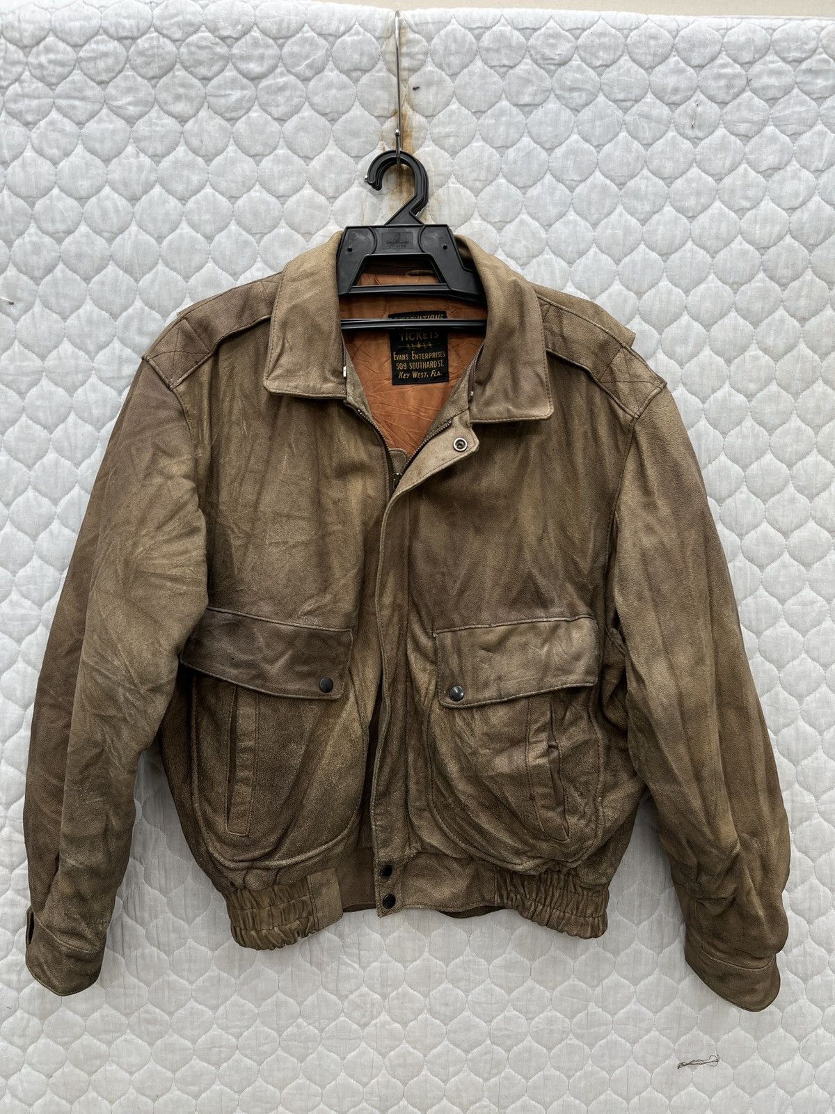 Genuine Leather 🔥🔥🔥STEALS VTG EVANS ENTERPRISE LEATHER JACKET Size US M / EU 48-50 / 2 - 1 Thumbnail