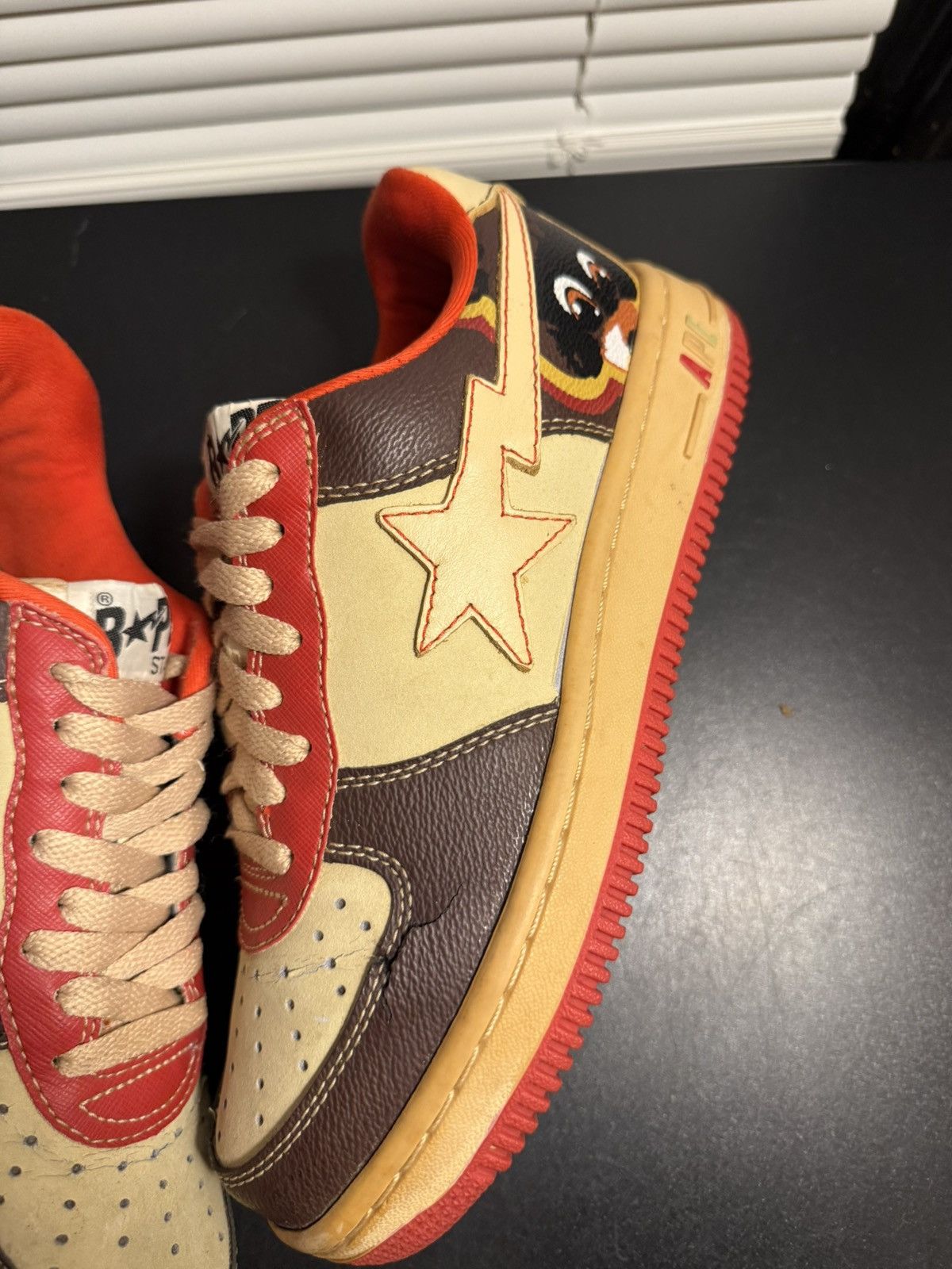 Bape Bapesta College Dropout Kanye Size 6.5 Size US 6.5 / EU 39-40 - 24 Thumbnail