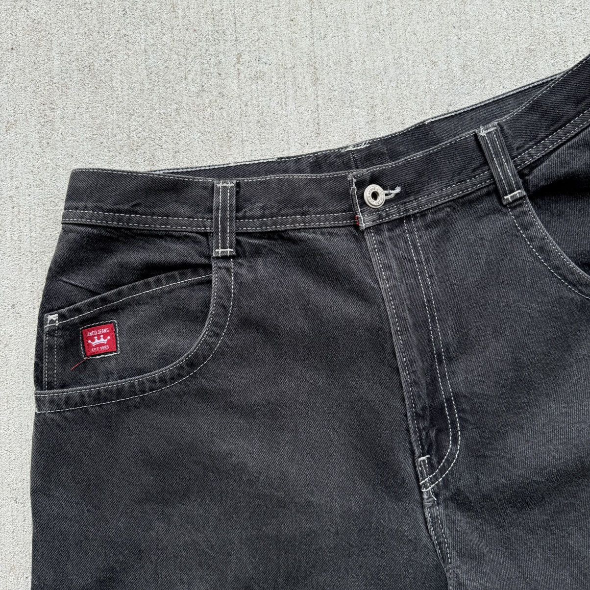 JNCO Vintage JNCO black denim shorts size 38 Size US 38 / EU 54 - 3 Thumbnail