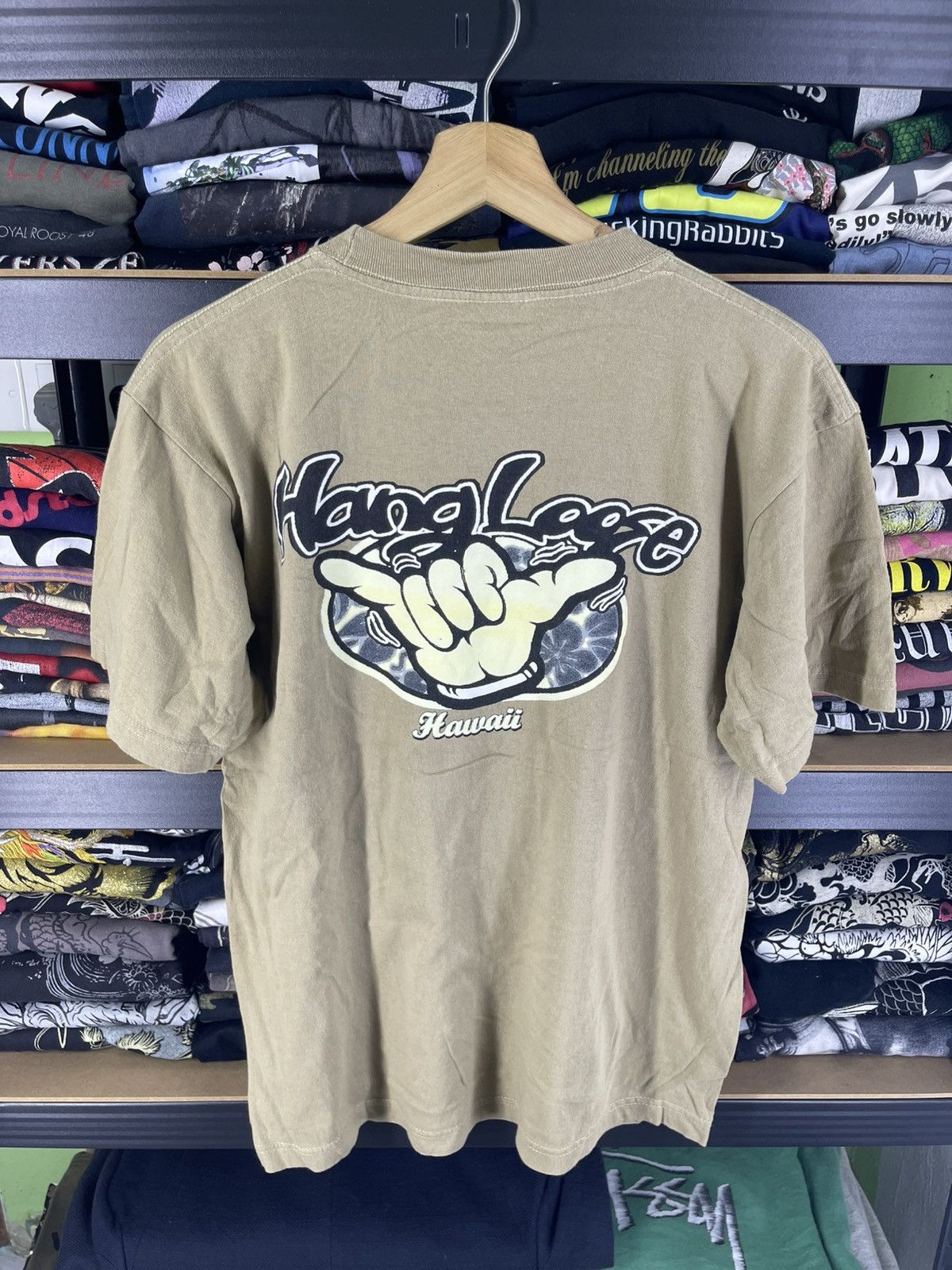 Vintage Vintage Hawaii Hang Loose Shirt Tee Size US M / EU 48-50 / 2 - 5 Thumbnail
