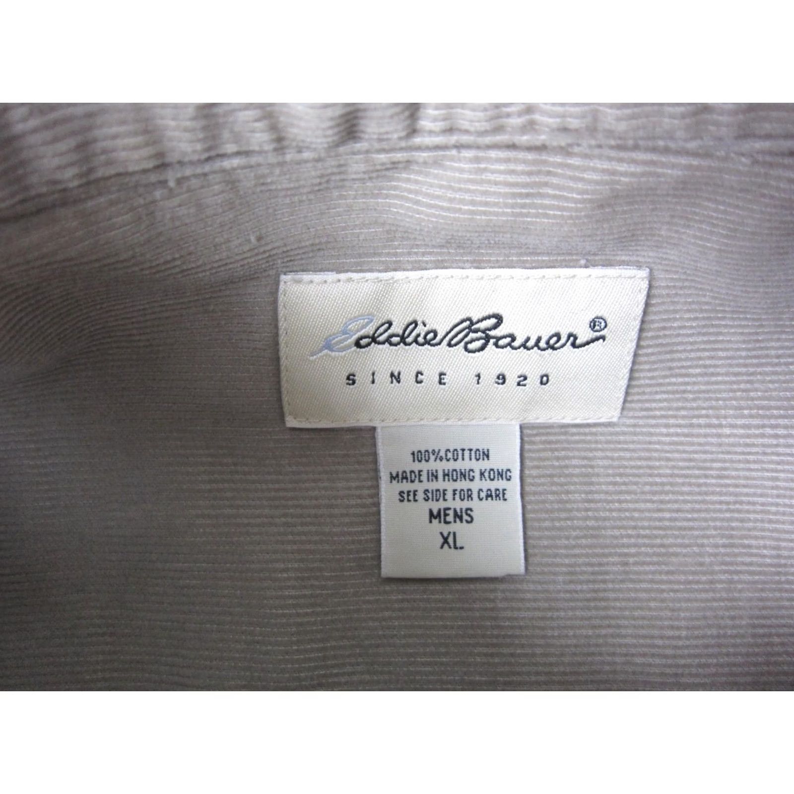 Eddie Bauer VINTAGE Eddie Bauer Button-Up Corduroy Shirt XL Brown Cotton 90s Men Regular Long Sleeve Collared Button-Down 90s Theme 100% Cotton Size US XL / EU 56 / 4 - 4 Thumbnail