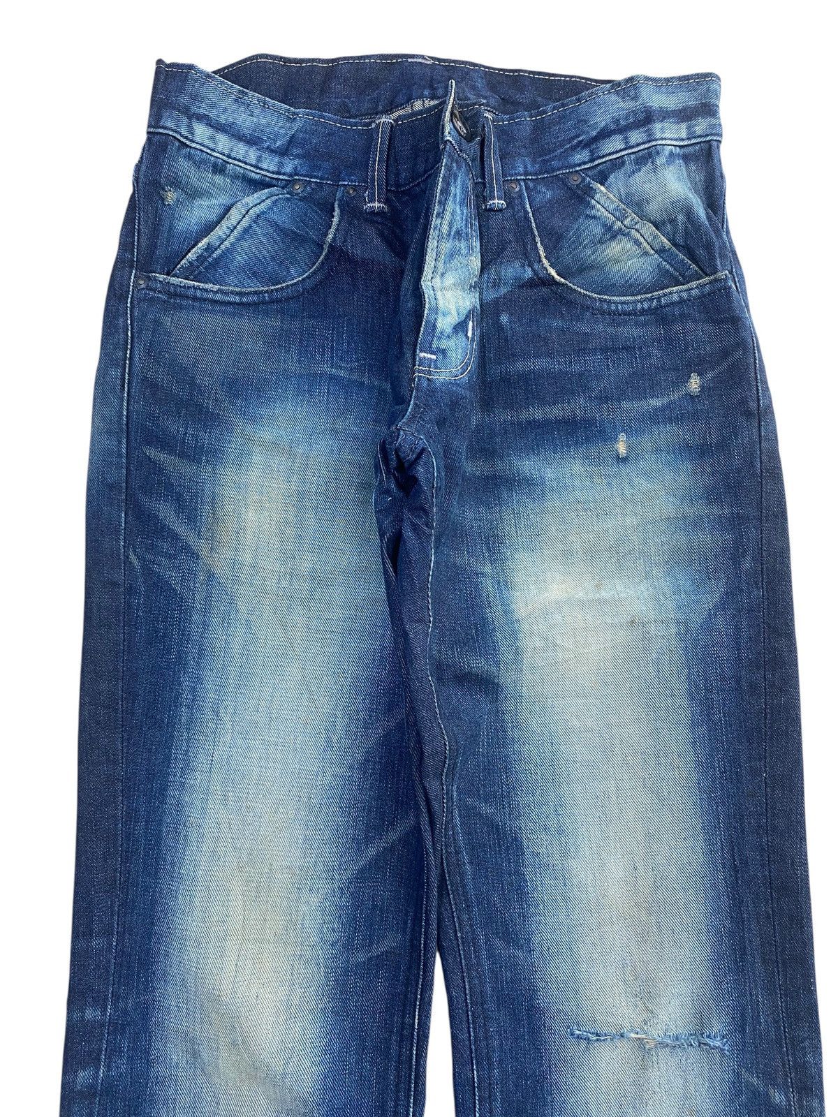 Japanese Brand Japanese Brand Light Faded Wash Style Straight Cut Jeans Size US 28 / EU 44 - 2 Thumbnail