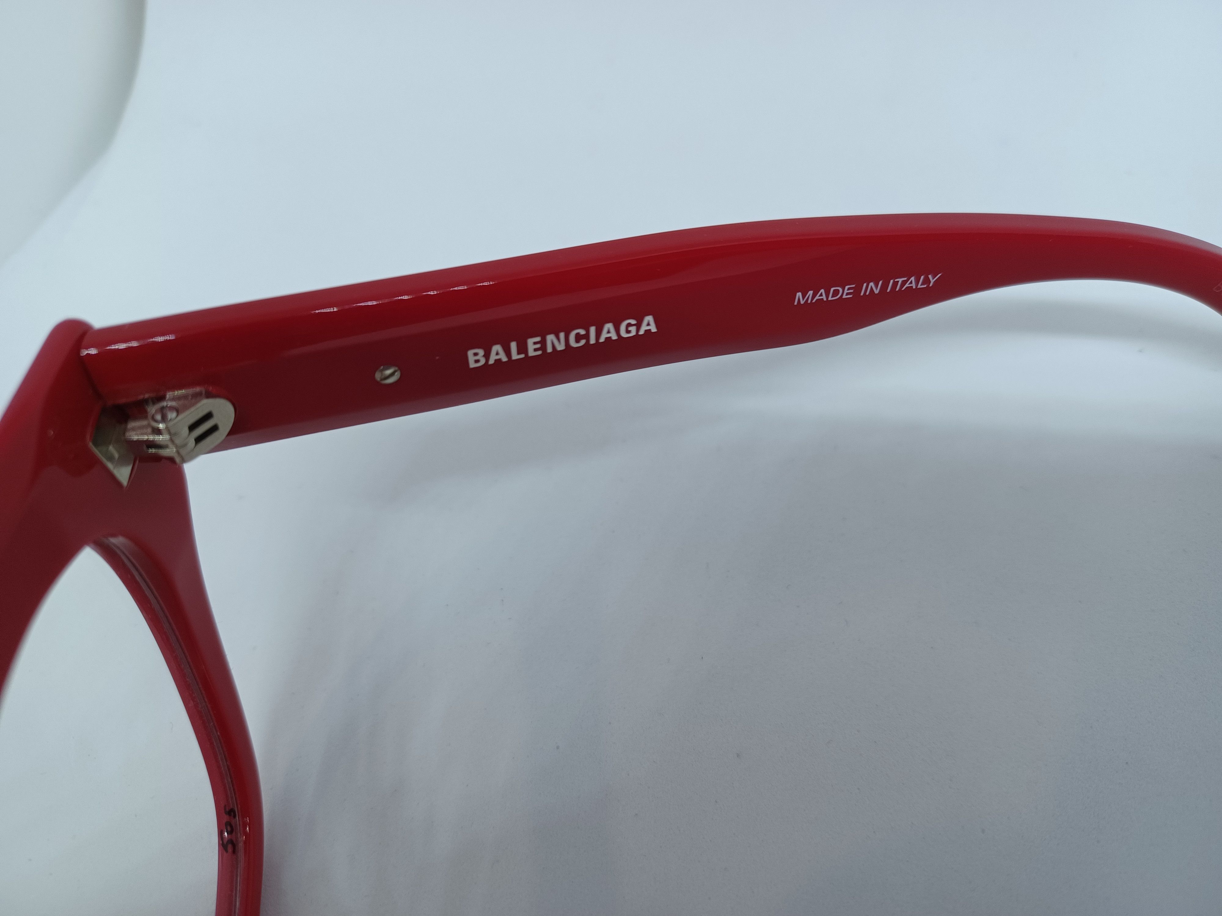 Balenciaga Balenciaga BB0238/S Fuchsia Soft Cat Eye Glasses — Brand New Size ONE SIZE - 6 Thumbnail