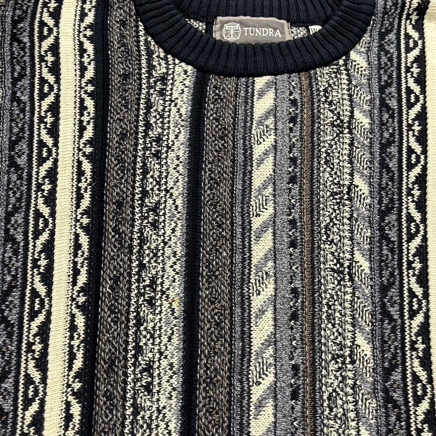 Vintage VINTAGE Tundra Sweater Mens 2XL 2XL Beige Cowogi? (Note: Original title must be used; no external additions) Size US XXL / EU 58 / 5 - 4 Thumbnail
