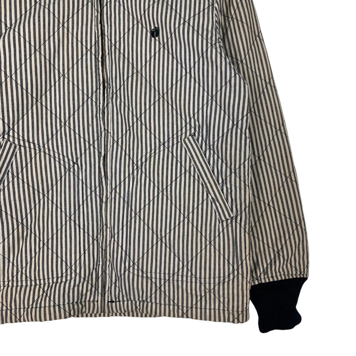 Hang Ten HANG TEN Hickory Stripe Quilted Bomber Jacket #1268-C57 Size US M / EU 48-50 / 2 - 4 Thumbnail