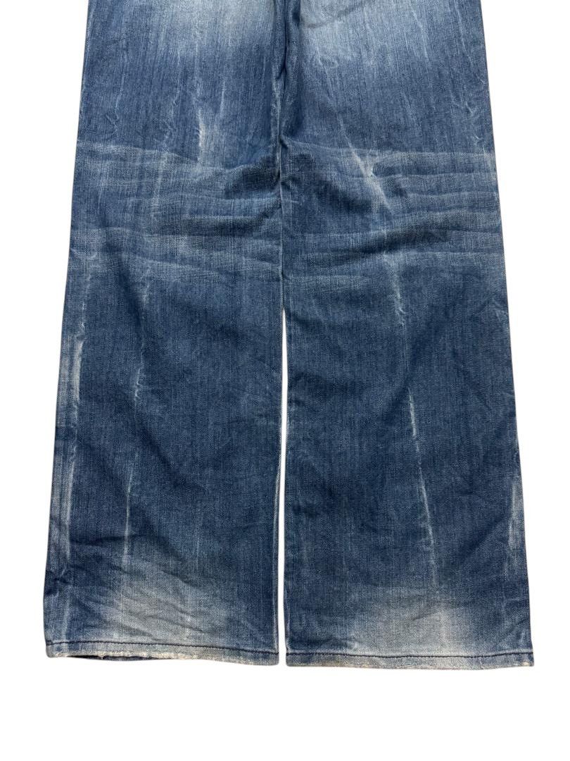 If Six Was Nine VINTAGE ARMANI EXCHANGE DESTROY SPLASHING FADED DENIM GRUNGE Size US 31 - 17 Thumbnail