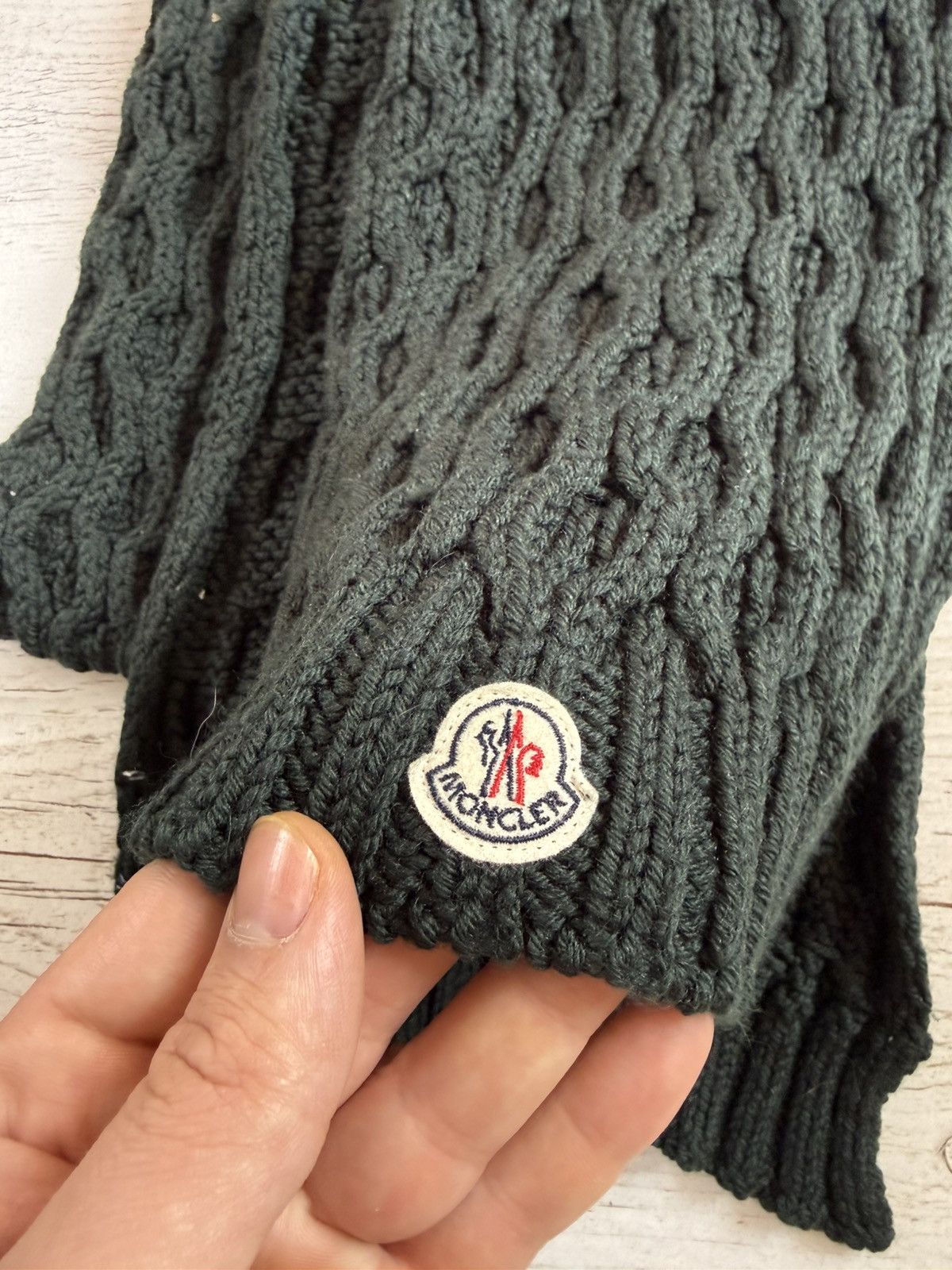Moncler Womens set moncler hat scarf wool Size ONE SIZE - 4 Thumbnail