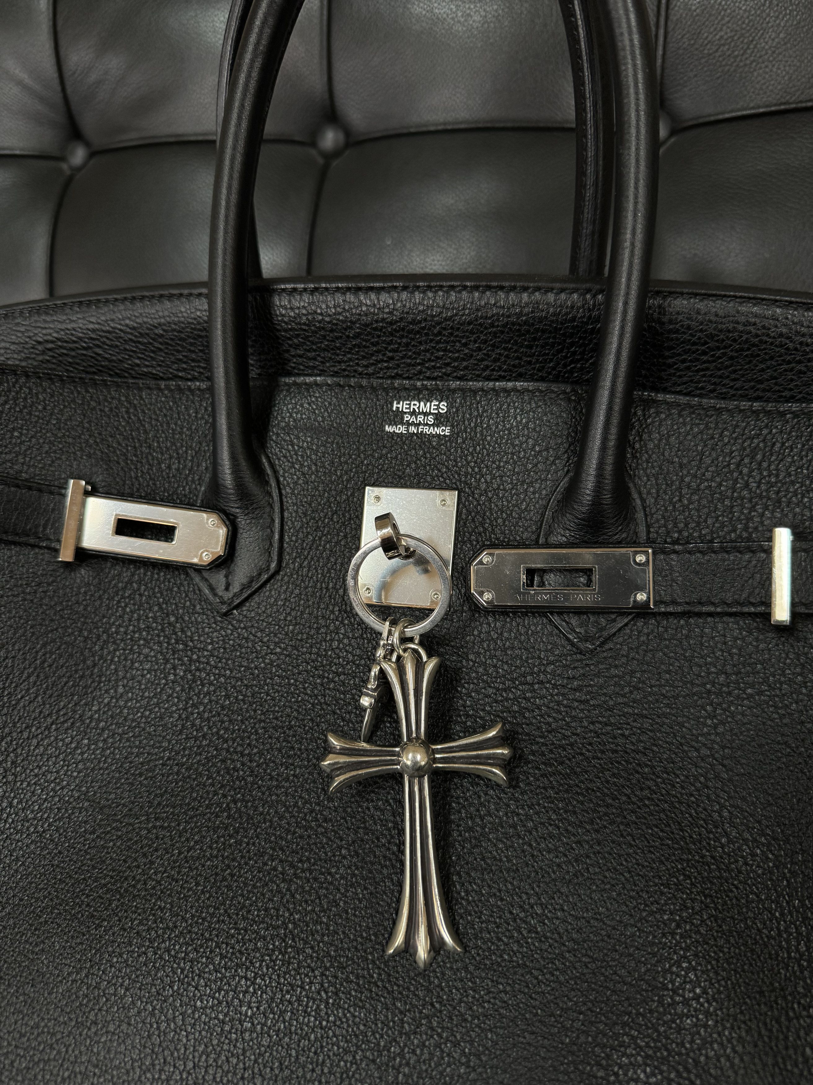 Chrome Hearts Chrome Hearts Cross Keychain With Dagger Size ONE SIZE - 1 Thumbnail