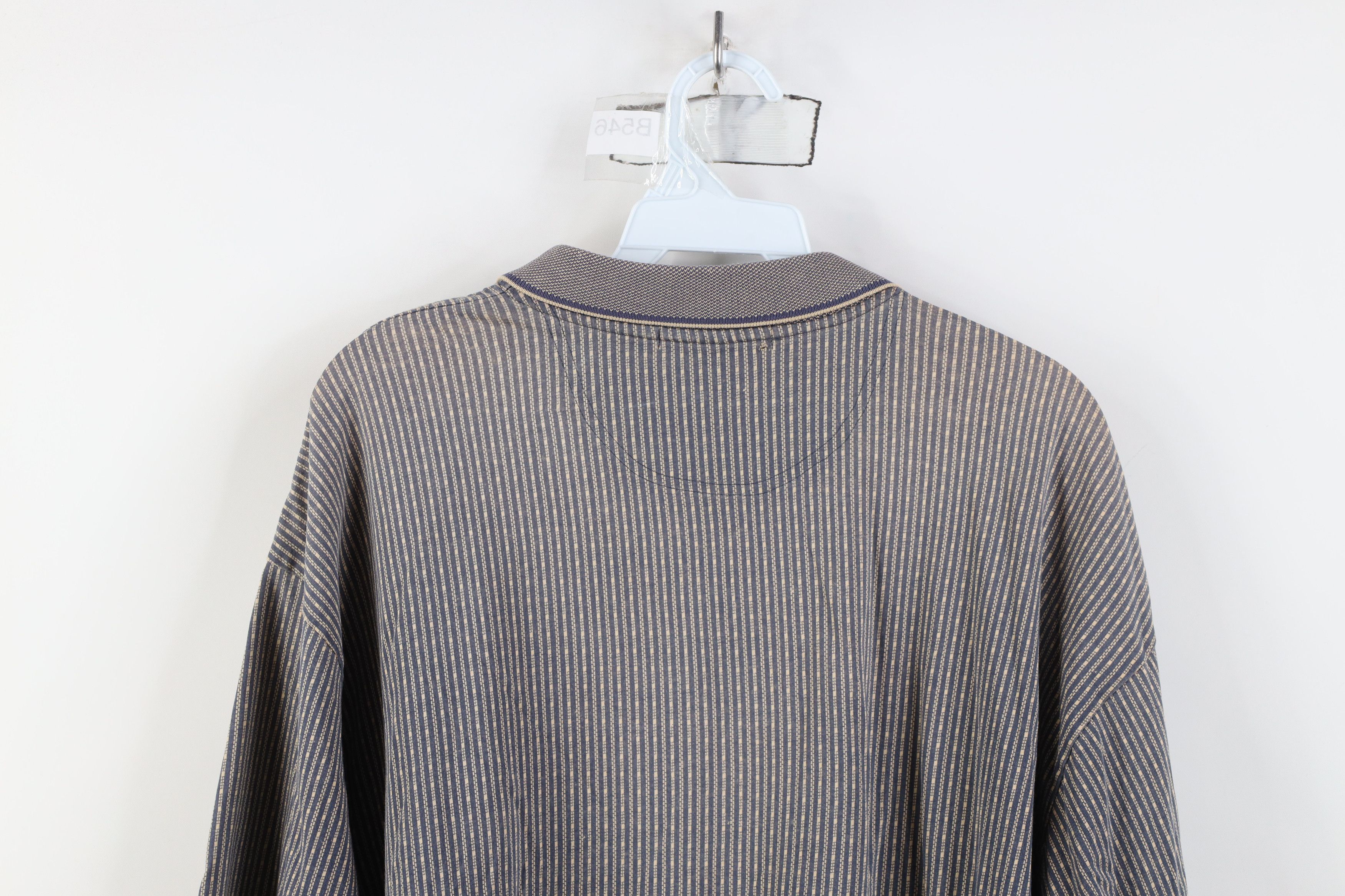 Vintage Vintage 90s Streetwear Knit Baggy Collared Golf Polo Shirt Size US XL / EU 56 / 4 - 14 Thumbnail