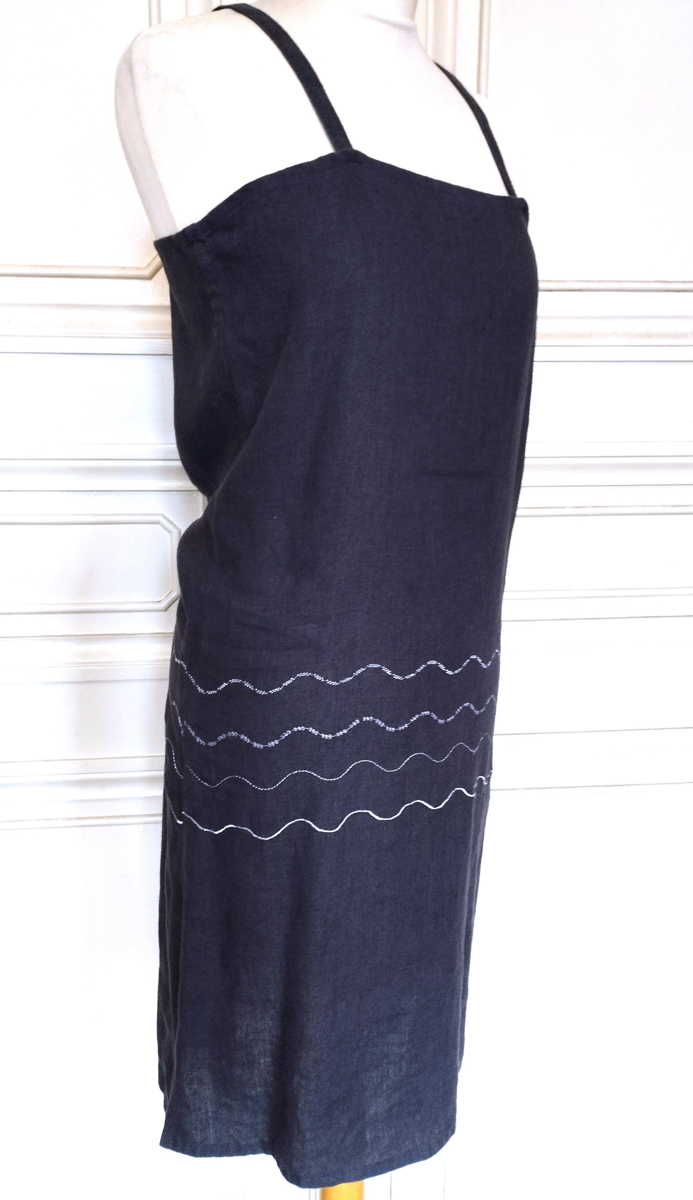 agnes b. Agnès B Robe Lin Ondulations T S Size S / US 4 / IT 40 - 7 Thumbnail
