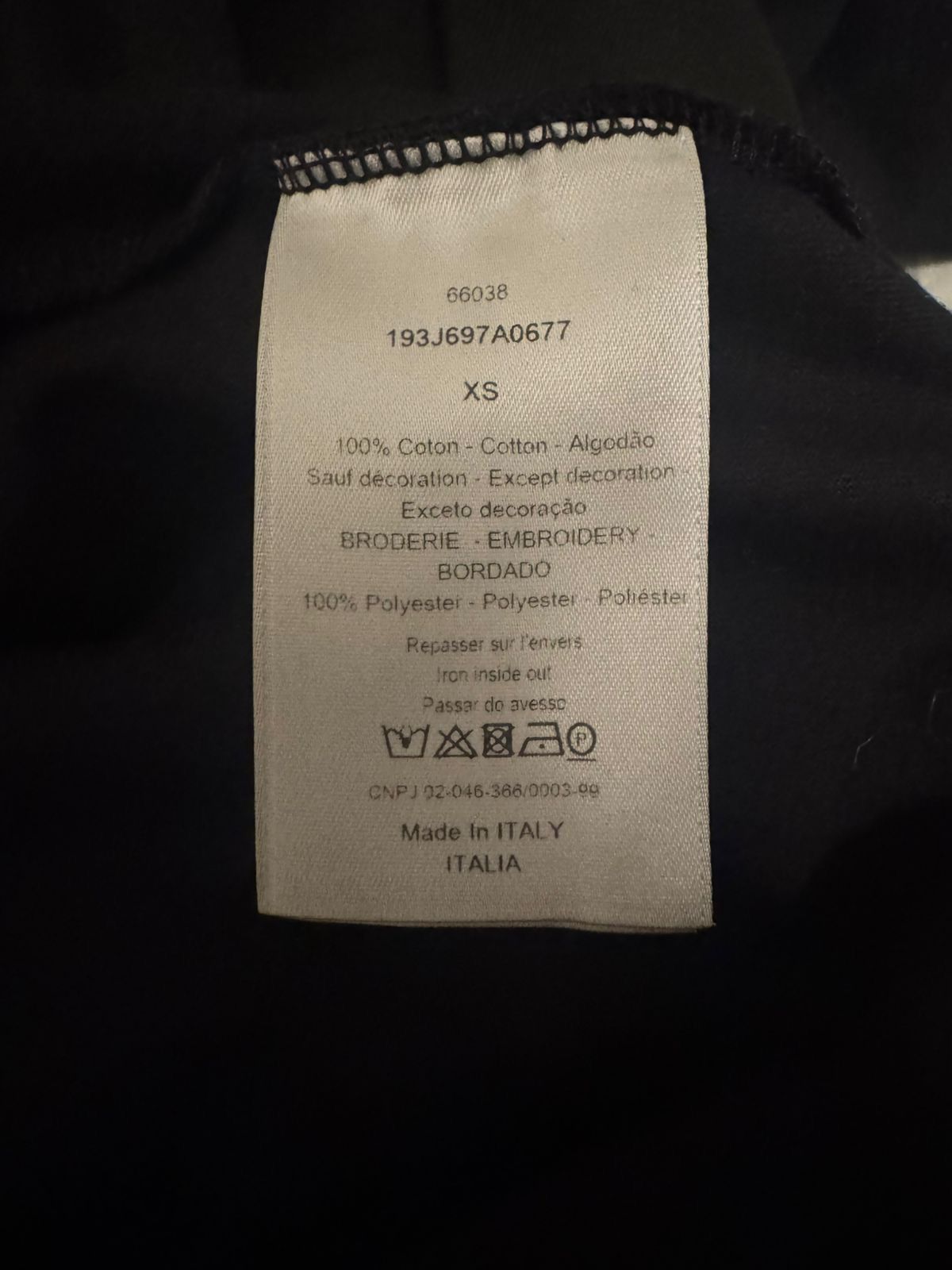 Dior Dior CD logo T-shirt Size XS / US 0-2 / IT 36-38 - 4 Thumbnail