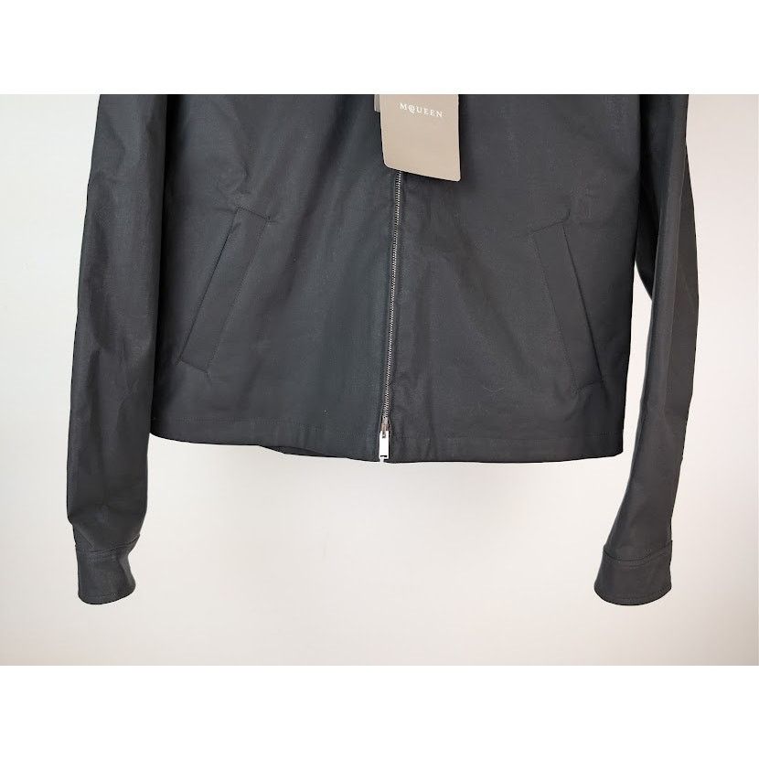 Alexander McQueen o1rshd1 Shearling Detail Blouson Jacket in Black Size US M / EU 48-50 / 2 - 4 Thumbnail