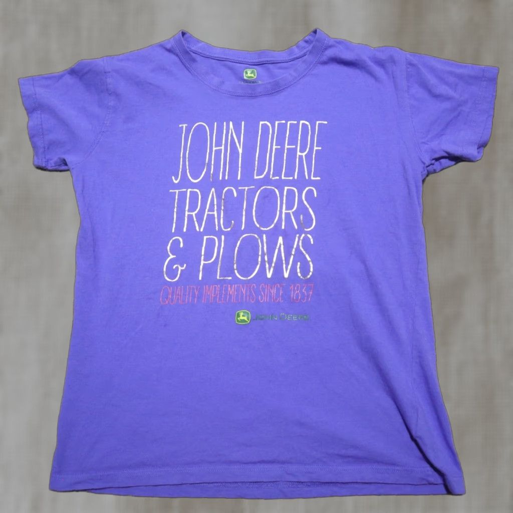 John Deere VINTAGE John Deere Tractors And Plows 1837 Farmer Tee T-Shirt Womens Size XL Extra Large Size XL / US 12-14 / IT 48-50 - 1 Thumbnail