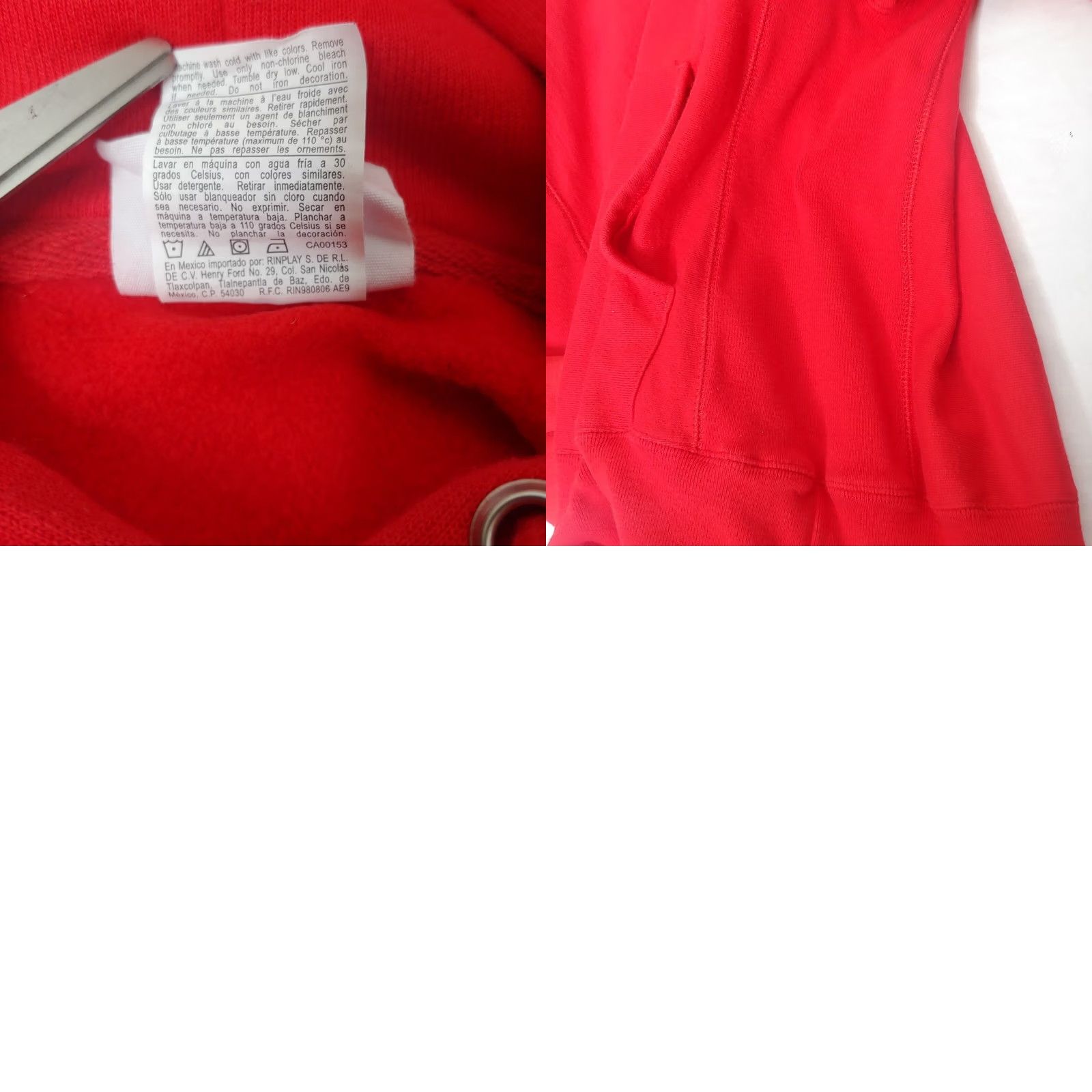 Champion Champion Shirt Mens S Red Reverse Weave Sweatshirt Hooded Heavyweight Athletic Hoodie Size US S / EU 44-46 / 1 - 8 Thumbnail