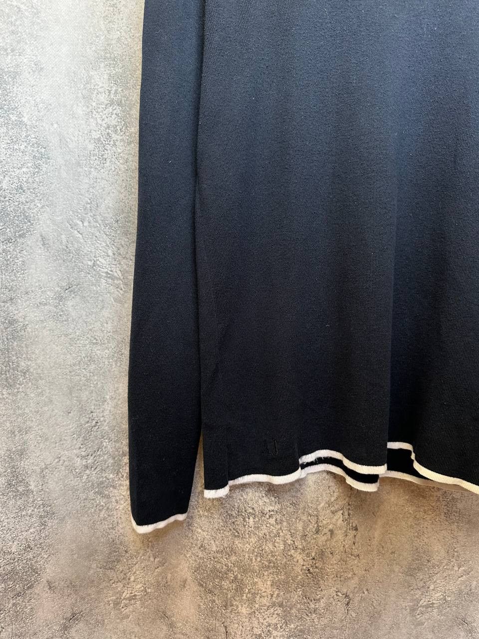 Armani Armani Jeans Vintage Sweater Navy Jumper Stripes Pullover Size US XL / EU 56 / 4 - 7 Thumbnail