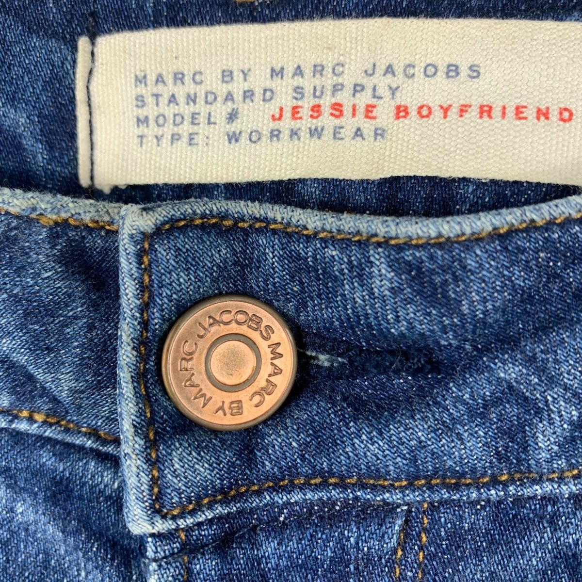 Designer × Marc Jacobs MARC By MARC JACOBS jessie boyfriends type blue jeans Size US 32 / EU 48 - 5 Thumbnail