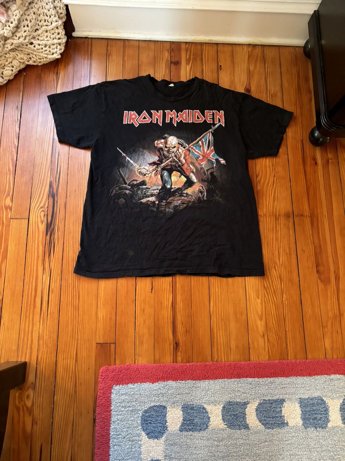 Band Tees × Vintage Iron Maiden Tee Size US XL / EU 56 / 4 - 1 Thumbnail