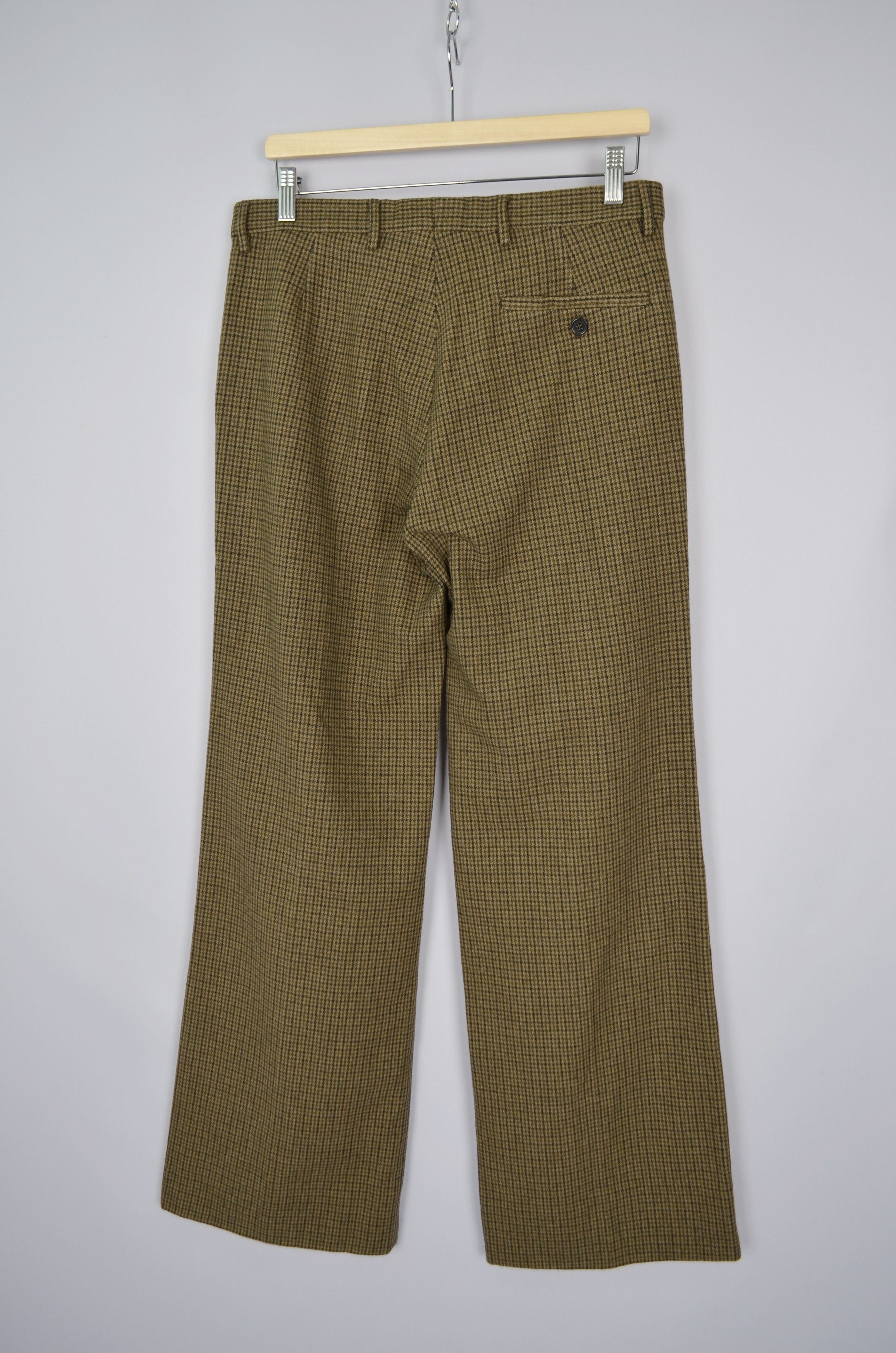 Miu Miu × Prada Miu Miu Prada Wool Check Wide Leg Pants Trousers Size IT42 Size 28" / US 6 / IT 42 - 5 Thumbnail