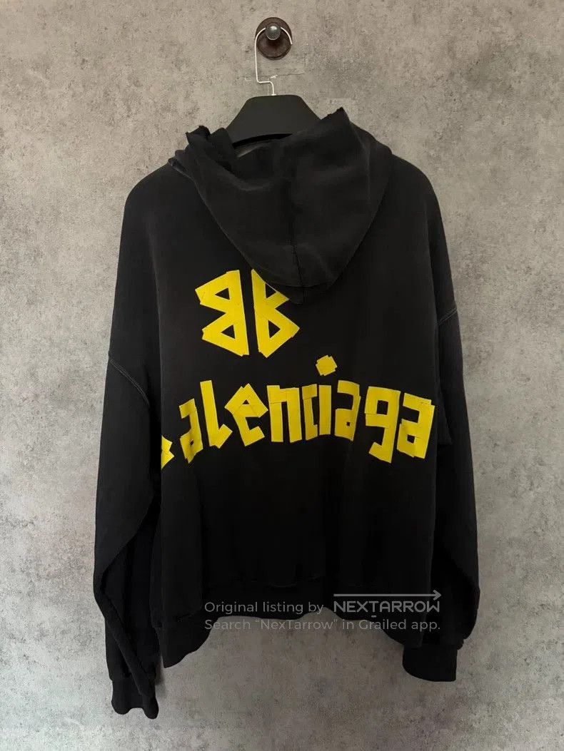 Balenciaga Balenciaga Tape Logo Zip Hoodie Jacket. Size US S / EU 44-46 / 1 - 6 Thumbnail