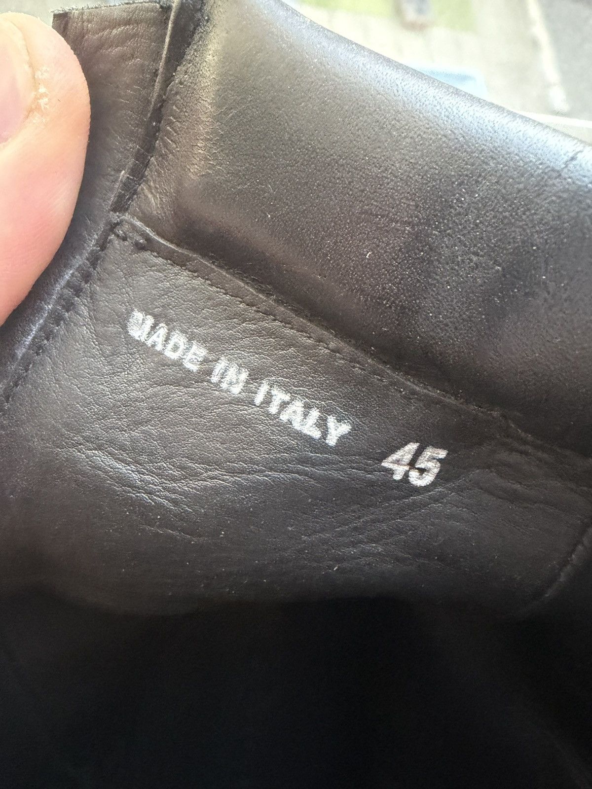 Rick Owens RICK OWENS GLITTER COMBAT BOOTS Size US 12 / EU 45 - 11 Thumbnail