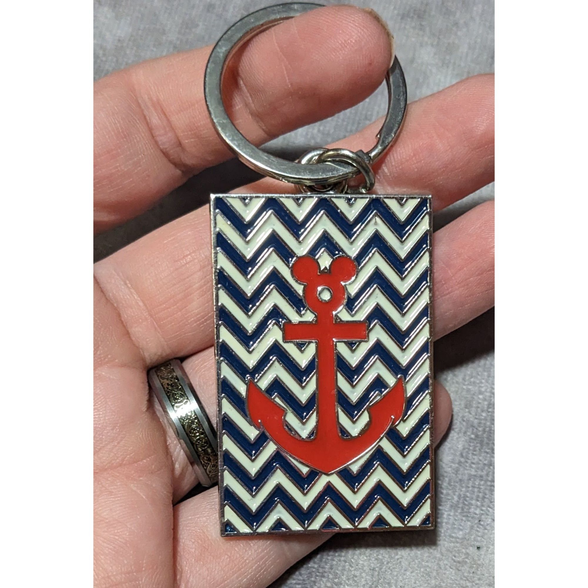 Disney Disney Cruise Line Chevron Anchor Keychain Size ONE SIZE - 3 Thumbnail
