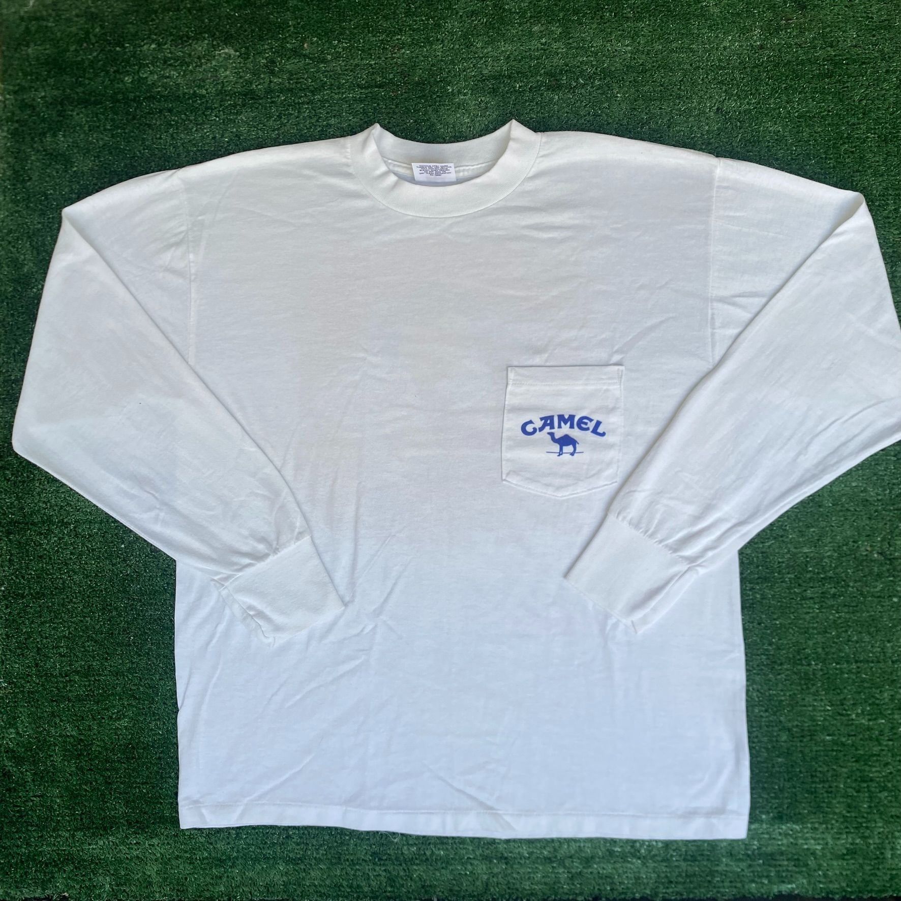 Camel Vintage 90s Joe Camel Shirt Long Sleeve Logo Cigarette Tee Size US L / EU 52-54 / 3 - 5 Thumbnail