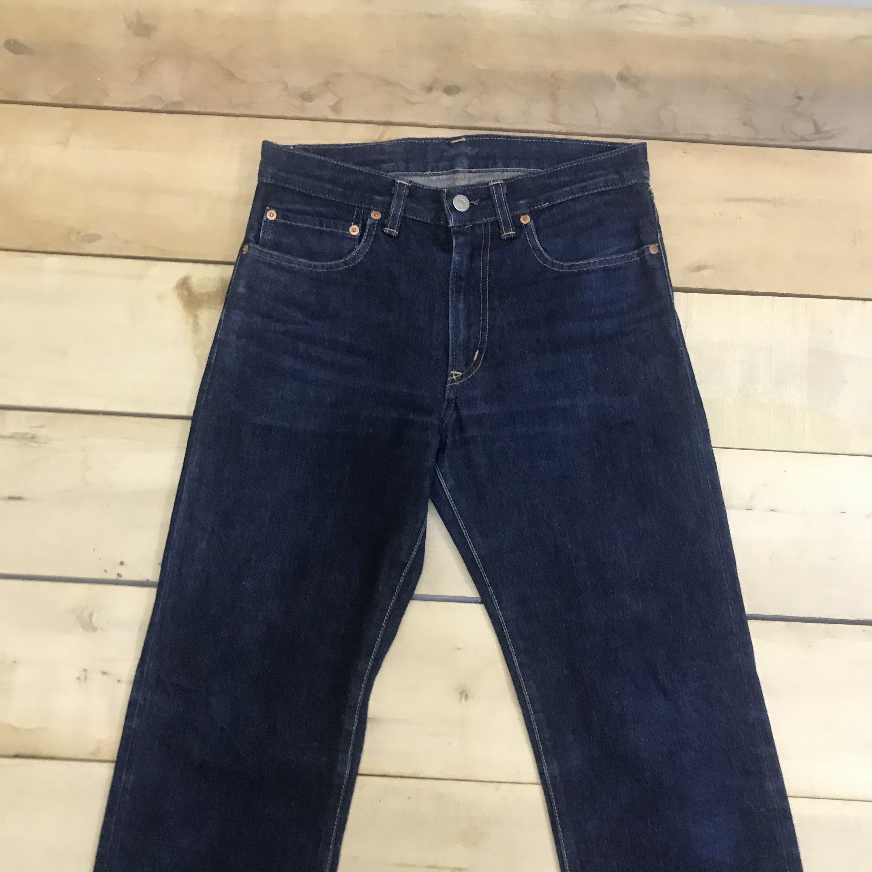 Blue Blue Japan × Japanese Brand X278 VTG BLUE BLUE JAPAN INDIGO BLUE SLIM FIT DENIM Size US 28 / EU 44 - 4 Thumbnail