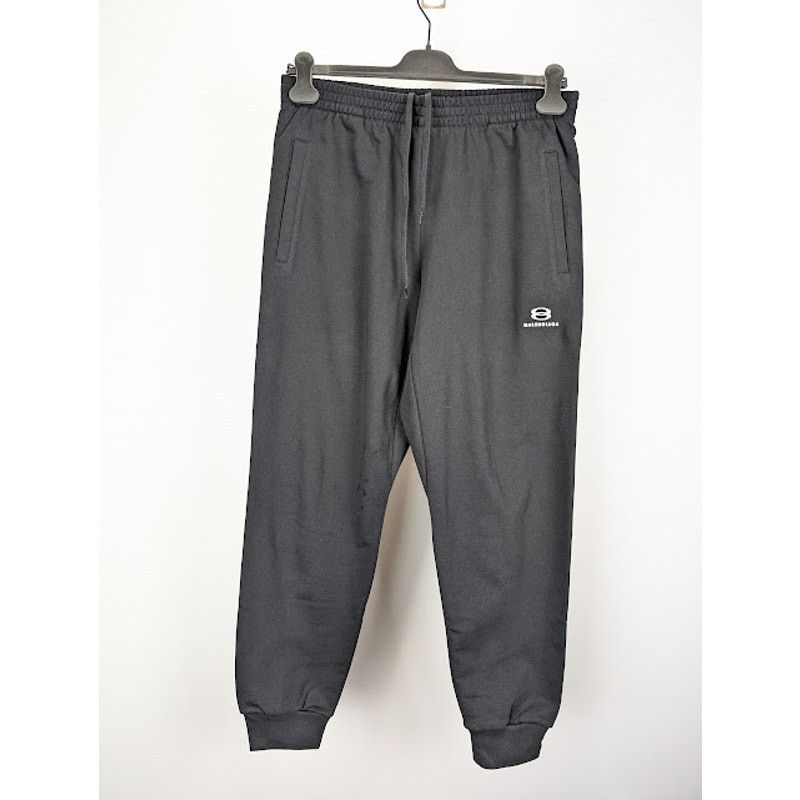 Balenciaga o1rshd1 Untiy Logo Sweatpants & Joggers in Black Size US 36 / EU 52 - 1 Thumbnail