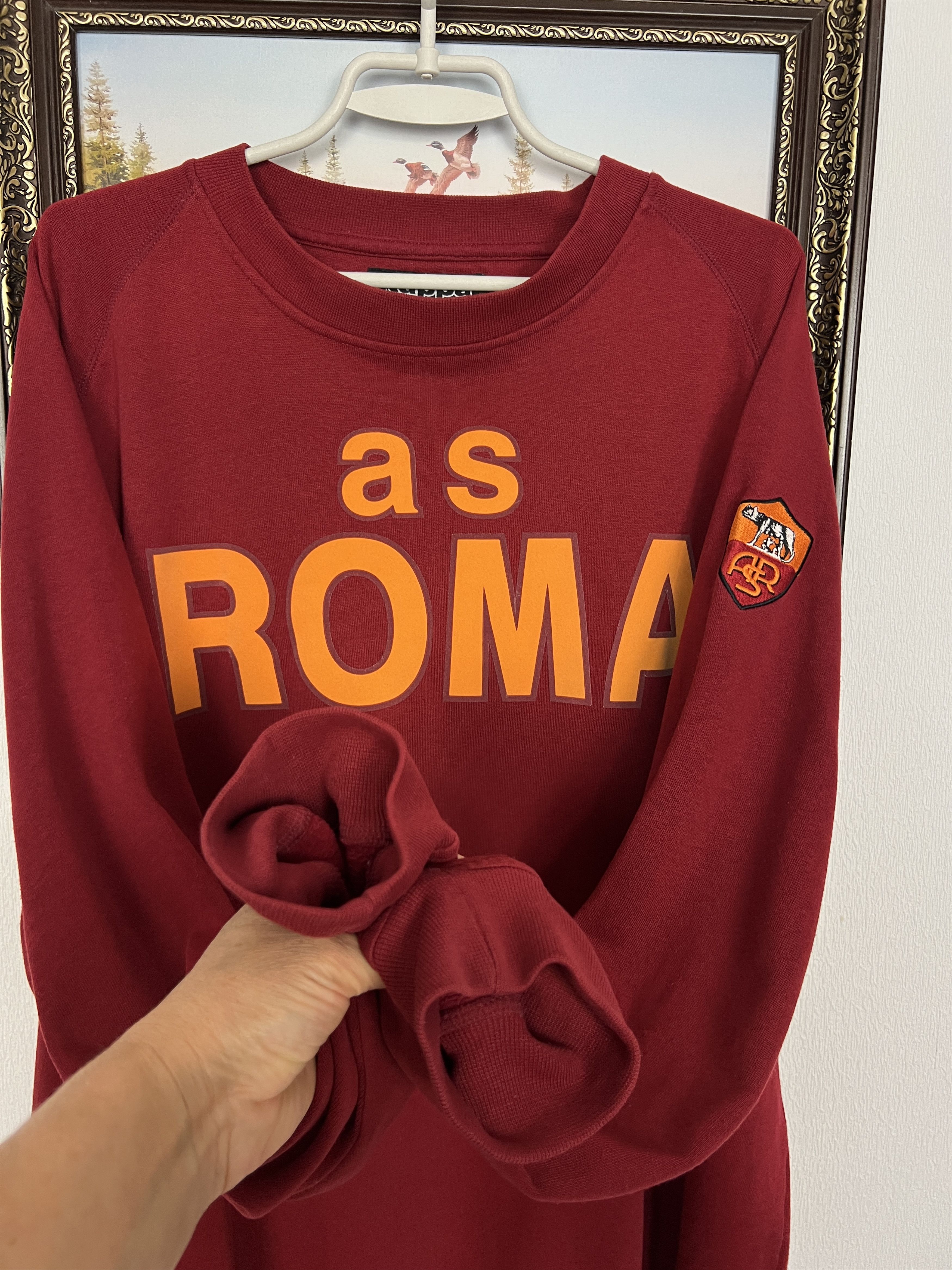 Kappa Vintage Roma Football Sweatshirt Red Soccer Crewneck Maglia Size US XXL / EU 58 / 5 - 4 Thumbnail