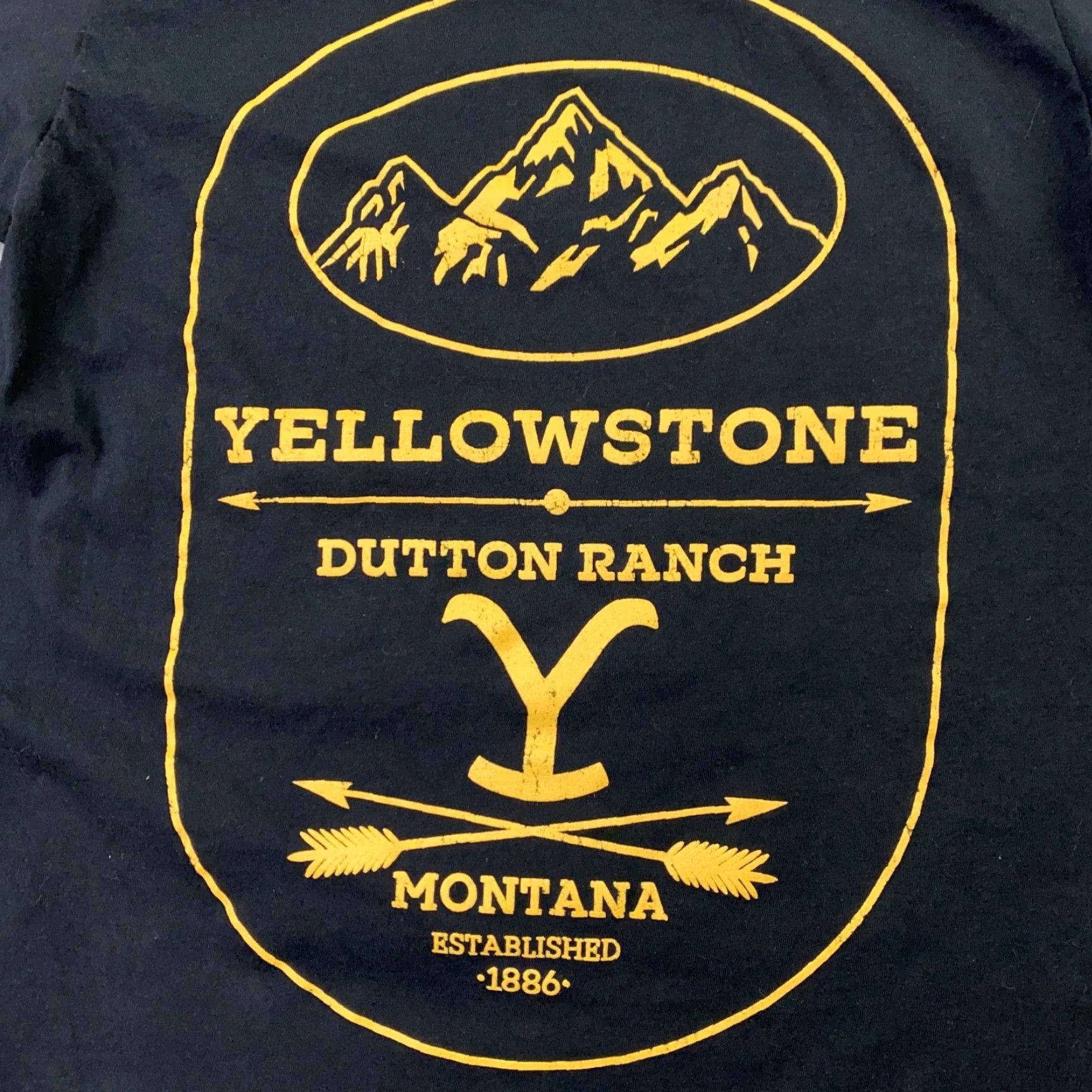 Vintage VINTAGE Yellowstone Dutton Ranch Womens Shirt Top Small Black Paramount TV Show Montana Size S / US 4 / IT 40 - 2 Thumbnail